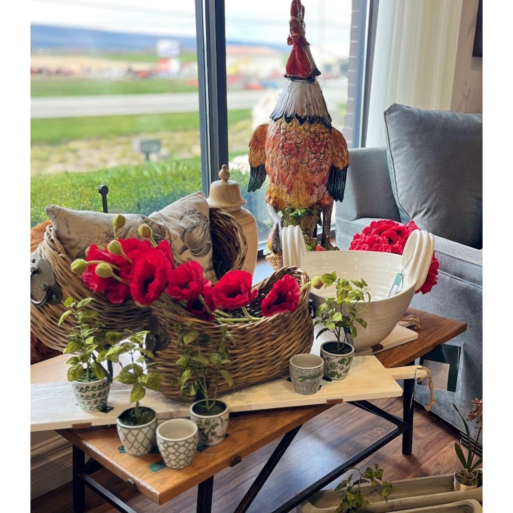 Winward Floral & Seasonal Decor Artificial Poppy Stem