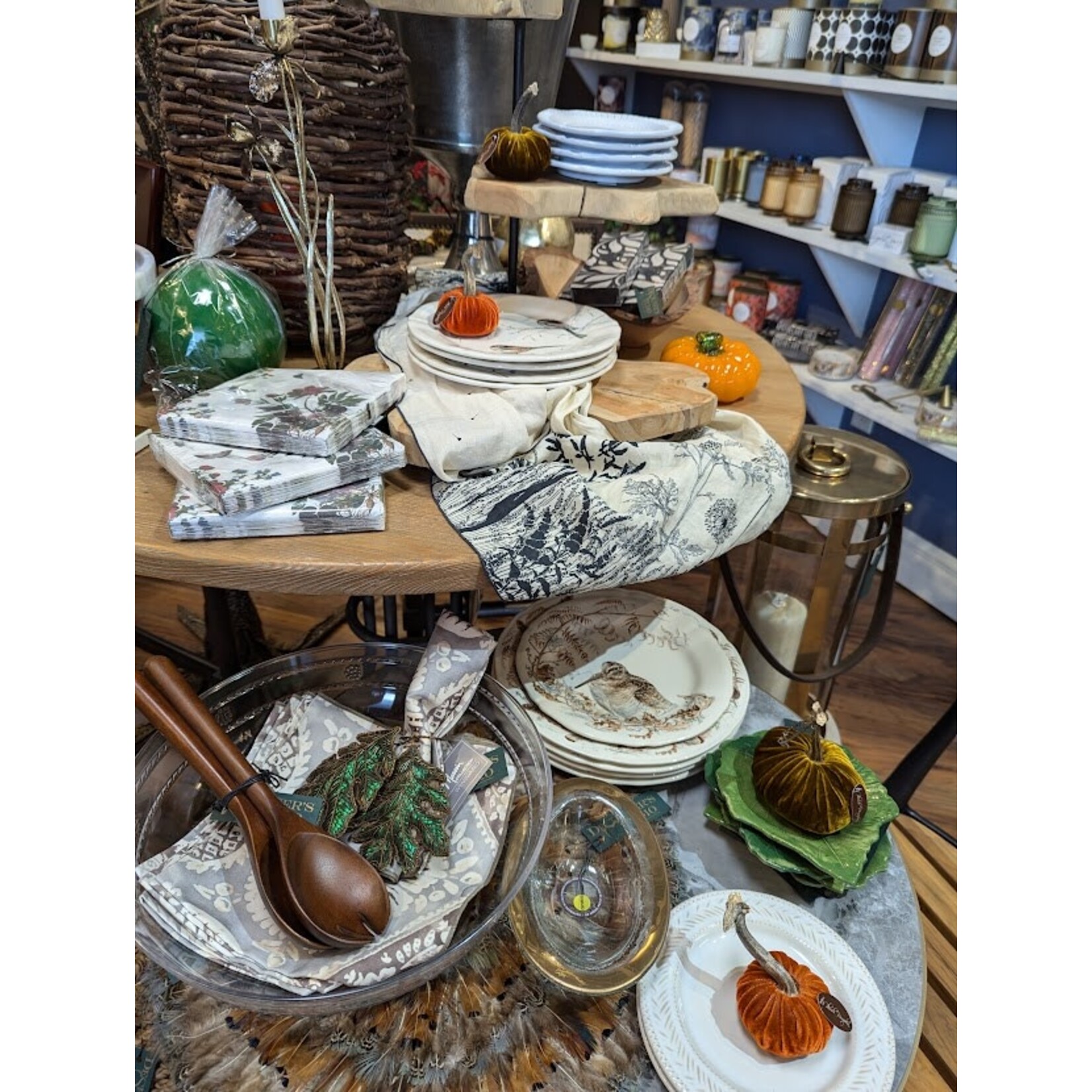 Jim Marvin Enterprises Green Oak Leaf Fabric Hanger Ornament 5.25"