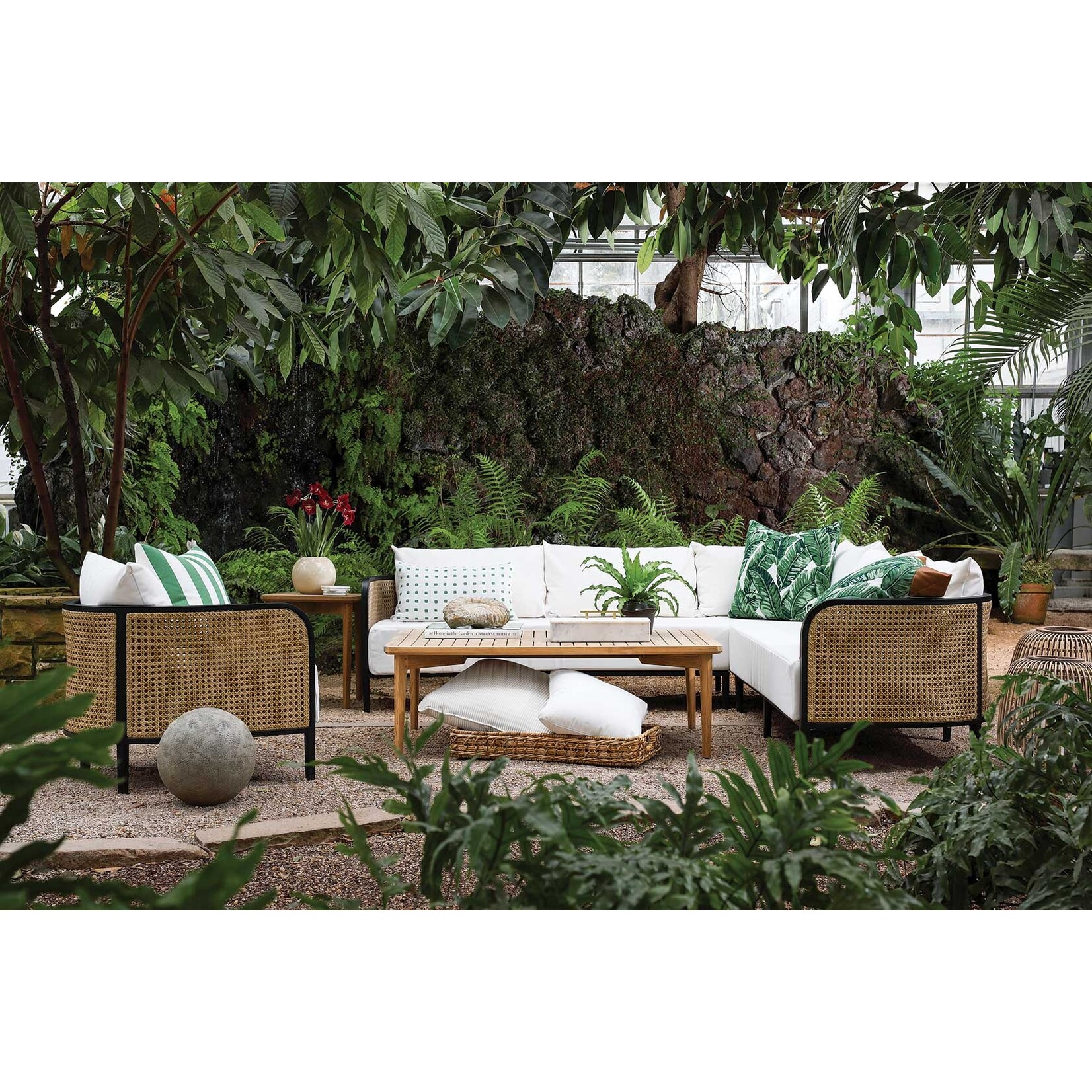 Summer Classics Havana Black Natural Outdoor Lounge Chair