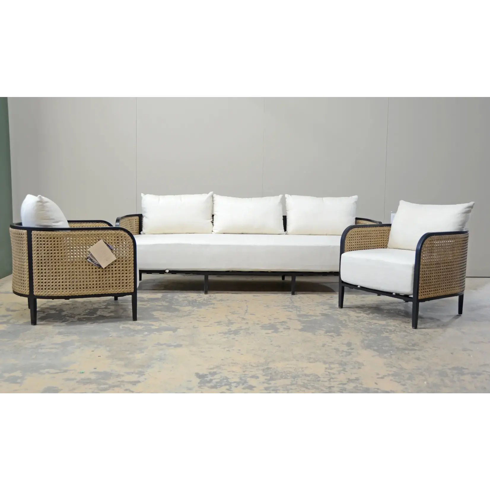 Summer Classics Havana Black Natural Outdoor Lounge Chair