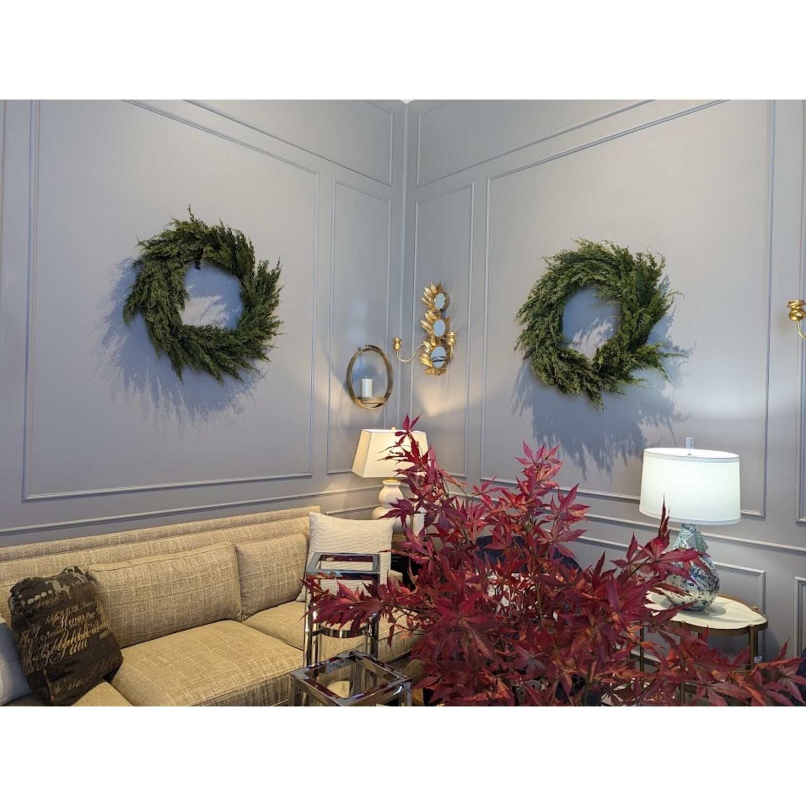 RAZ Imports Cedar Wreath 36"