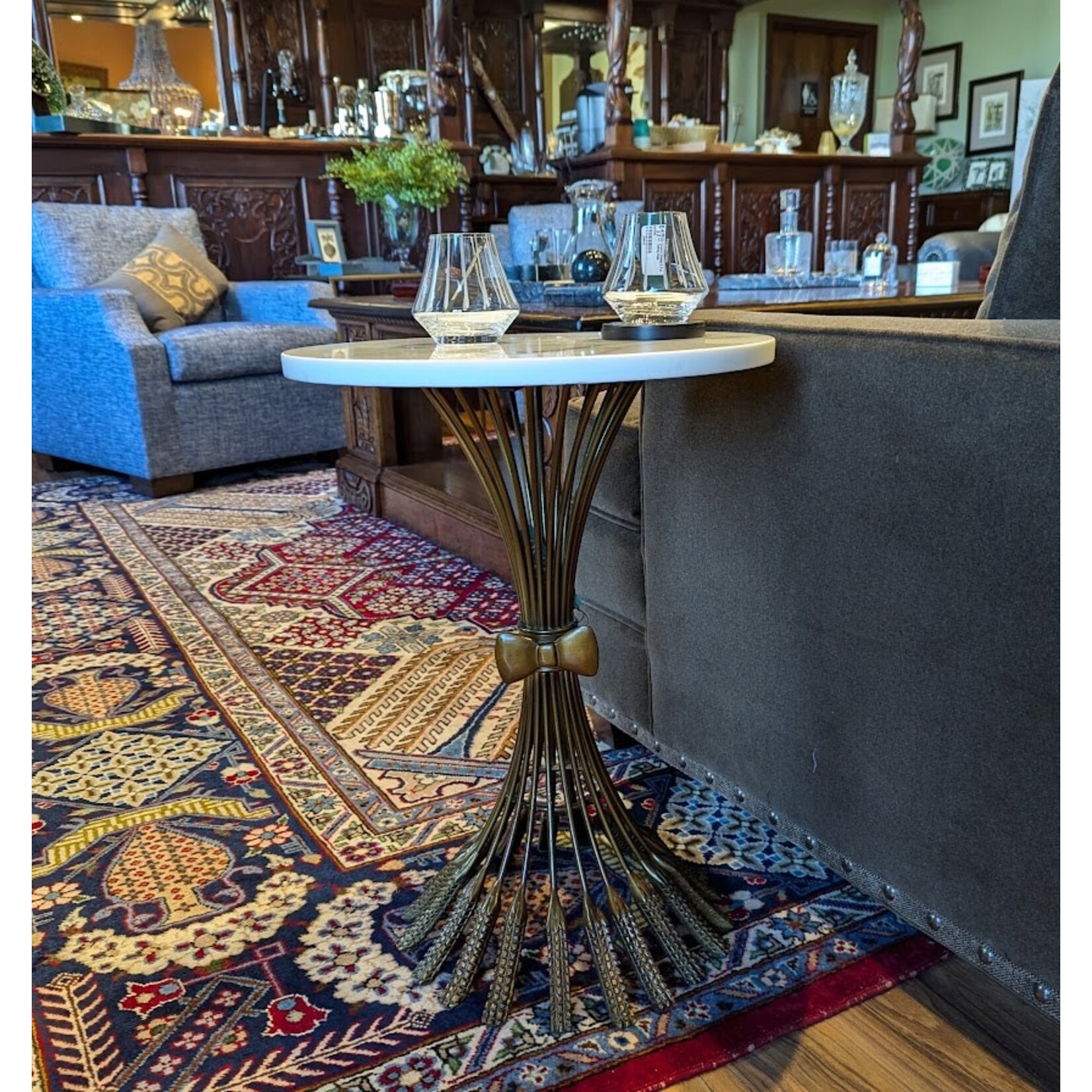 Maitland Smith Itzel Martini Table
