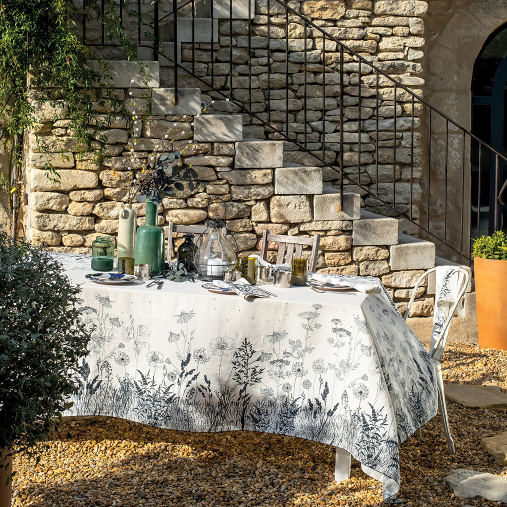 Garnier Thiebaut Escapades Sepia Table Runner