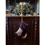 Nicky's Notions Holiday Stocking Purple Hues Striped