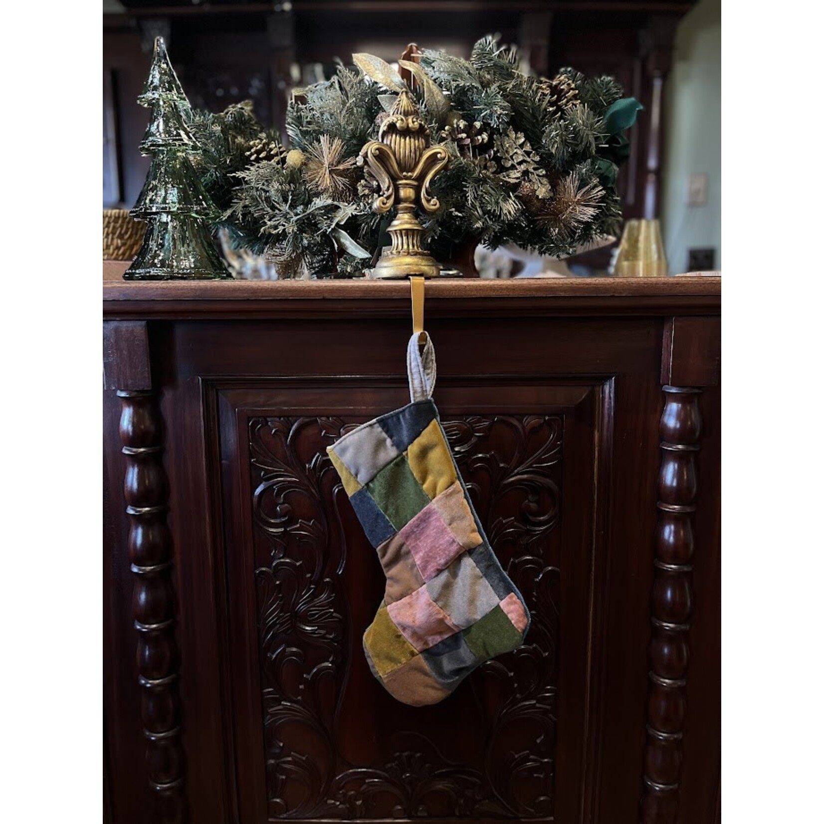 Nicky's Notions Holiday Patchwork Stocking