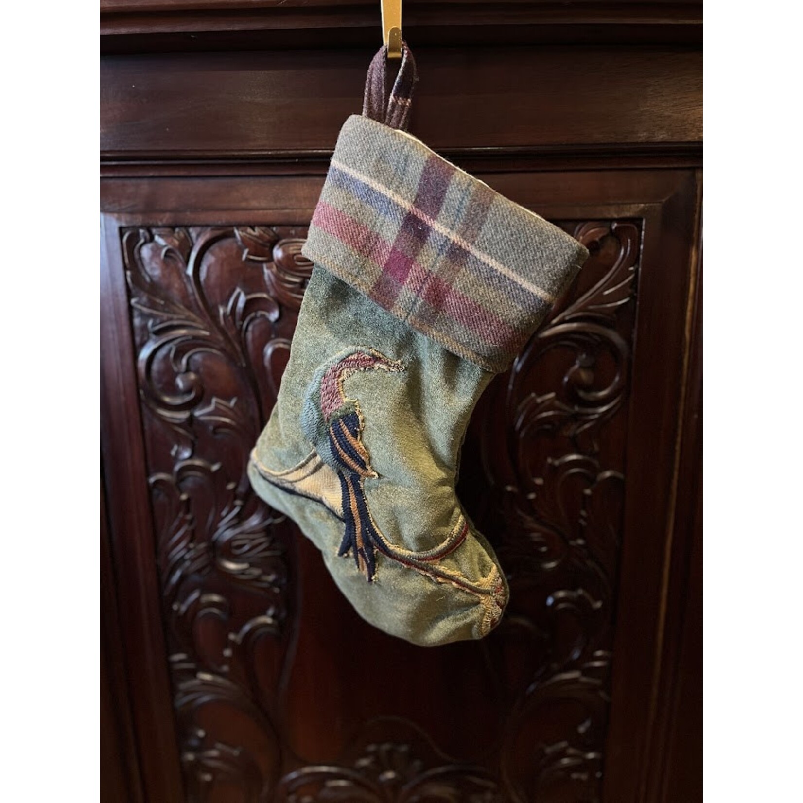 Nicky's Notions Holiday Stocking Bird