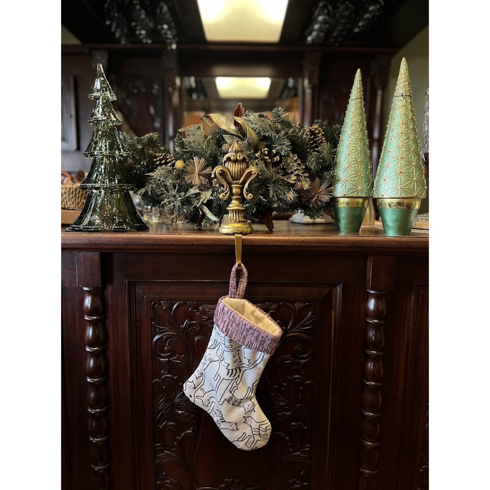 Nicky's Notions Holiday Stocking Cat