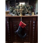 Nicky's Notions Holiday Stocking Blue Red