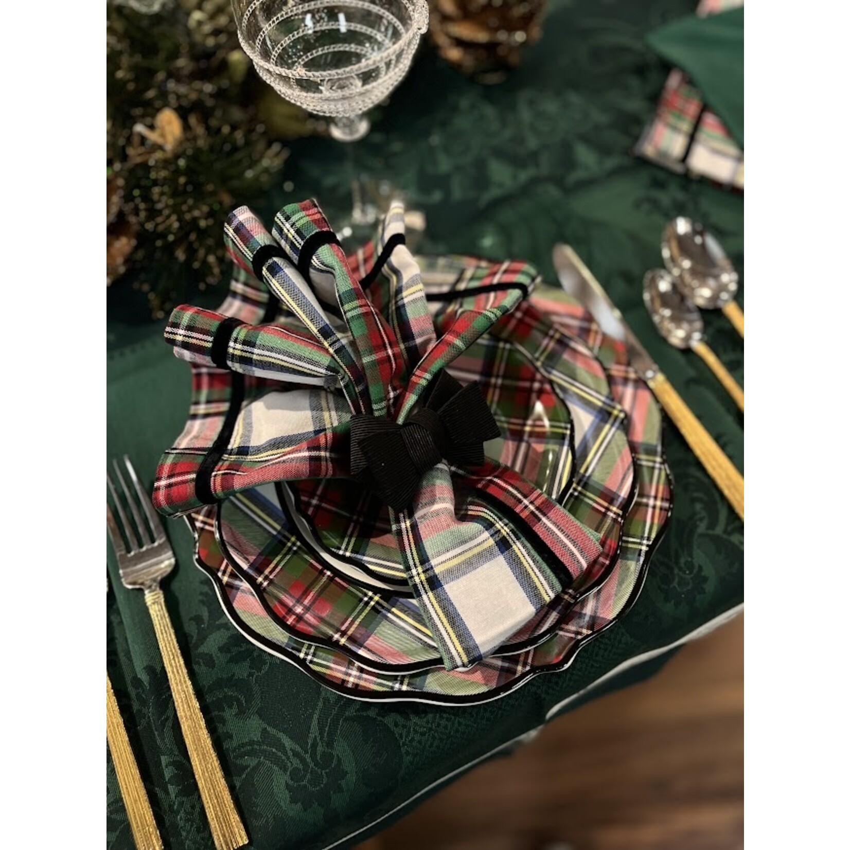 Juliska Stewart Tartan Dinner Plate