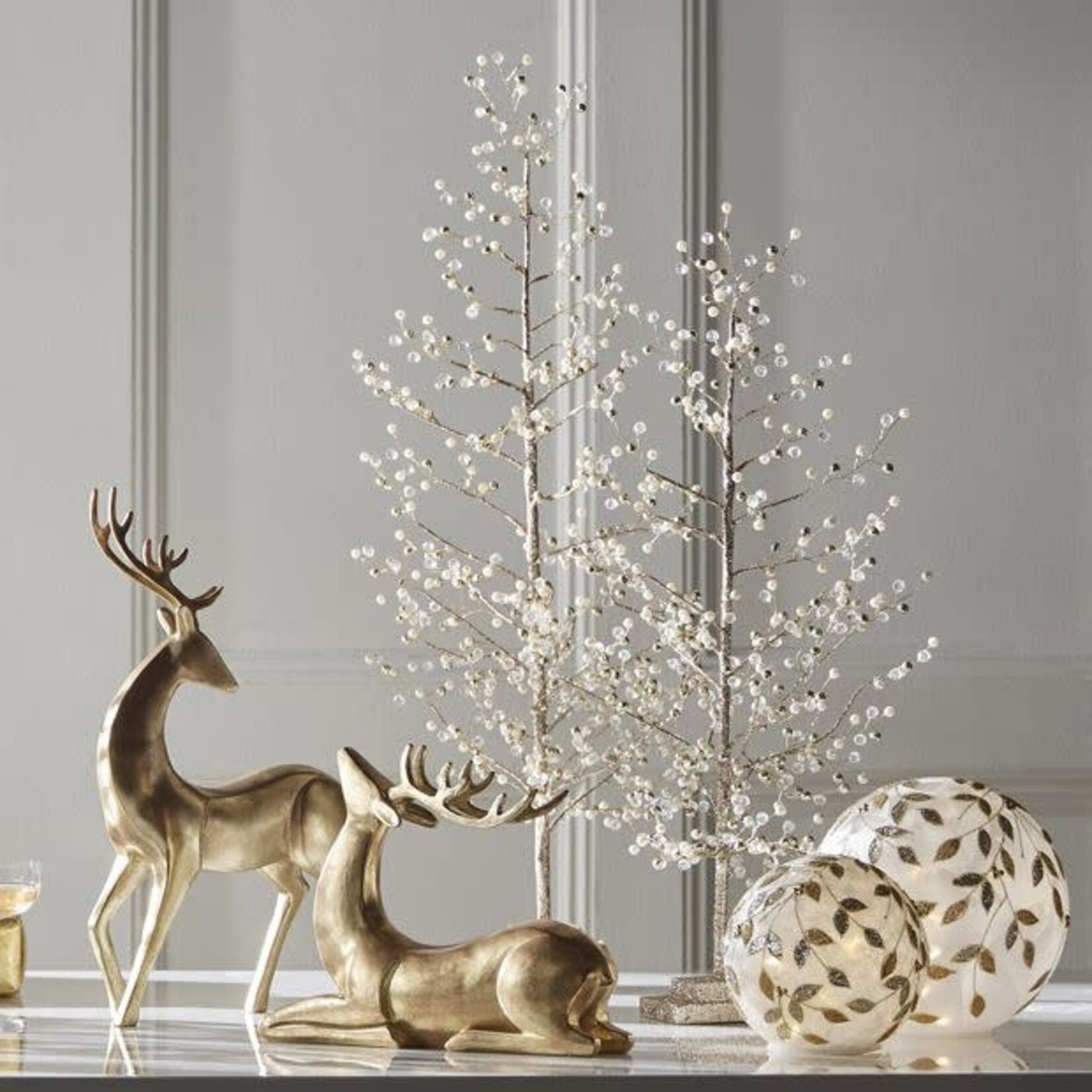 RAZ Imports Glittered Tree with Jewels