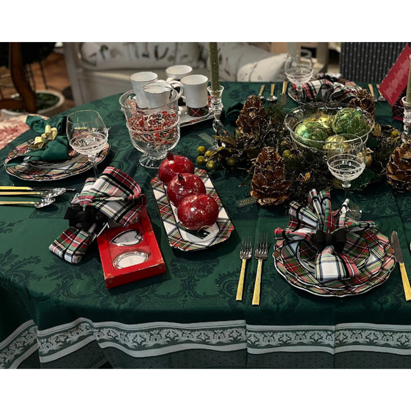 Shishi LLC Pomegranate Glitter Ornament