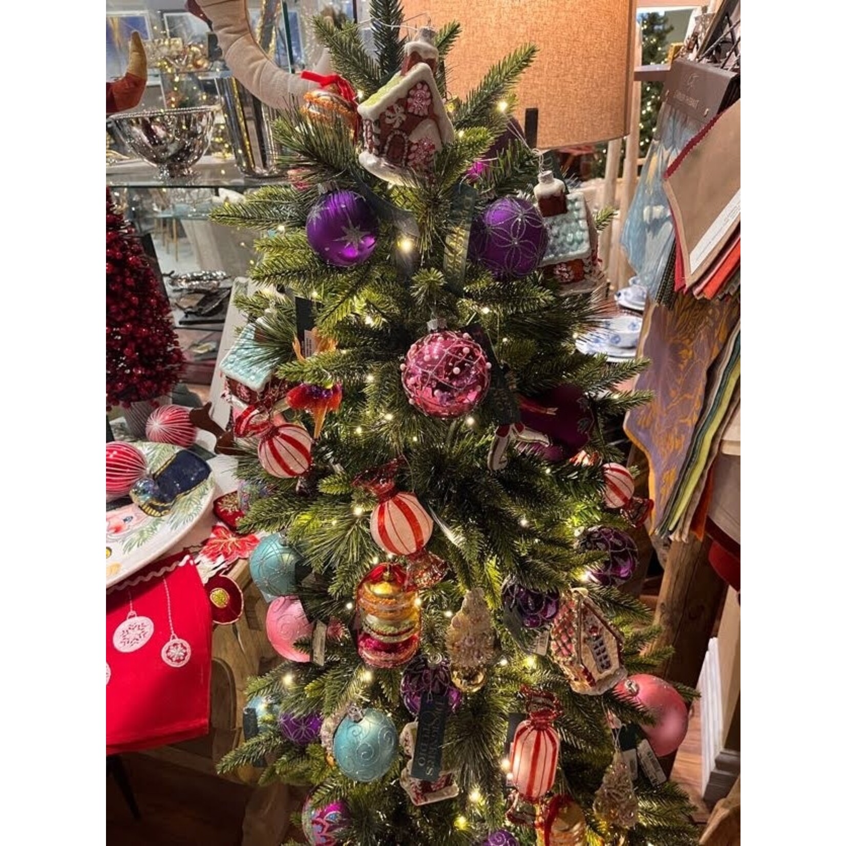 RAZ Imports Peppermint Candy Ornament 5.5"