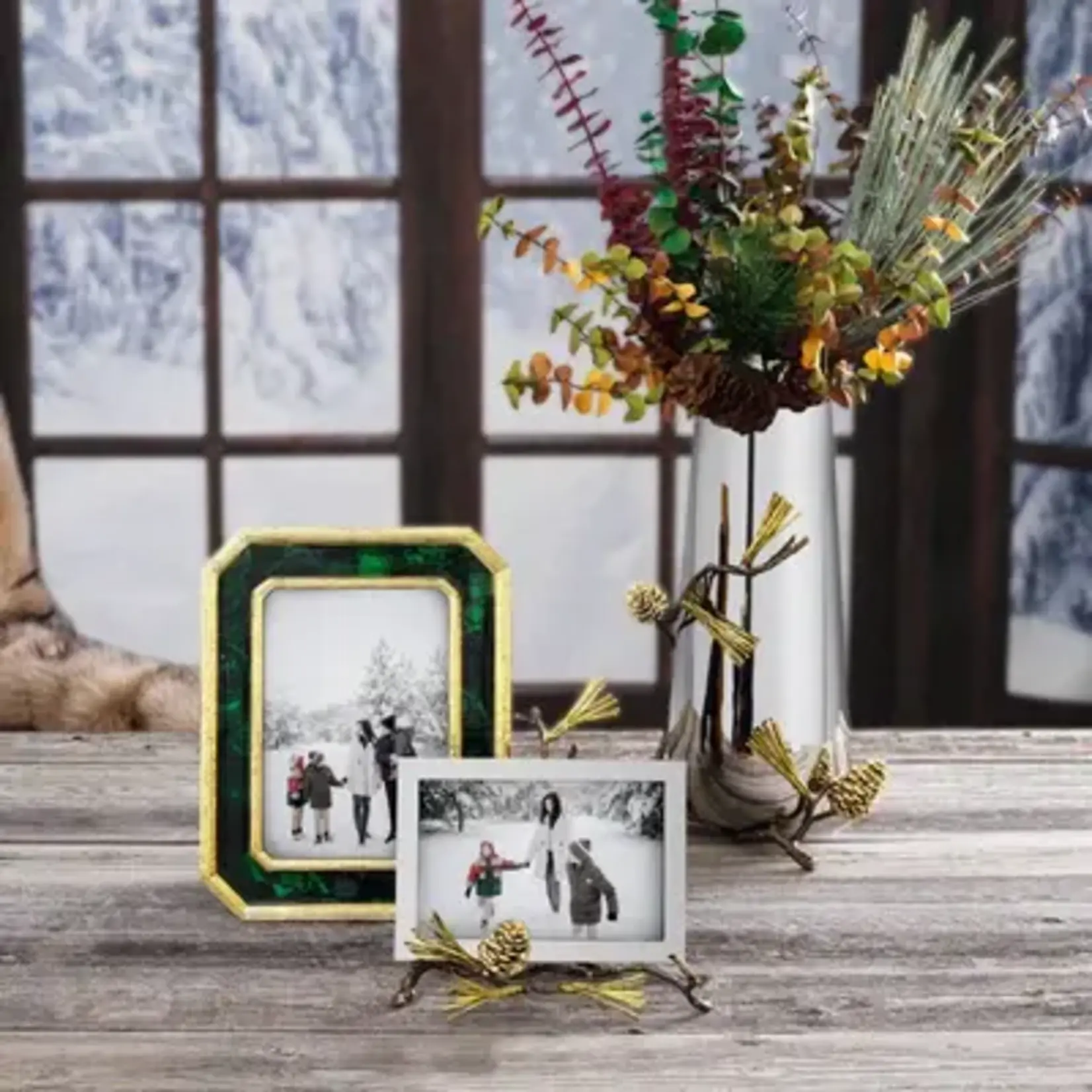 Michael Aram Pine Cone Easel Frame 5x7 Photo
