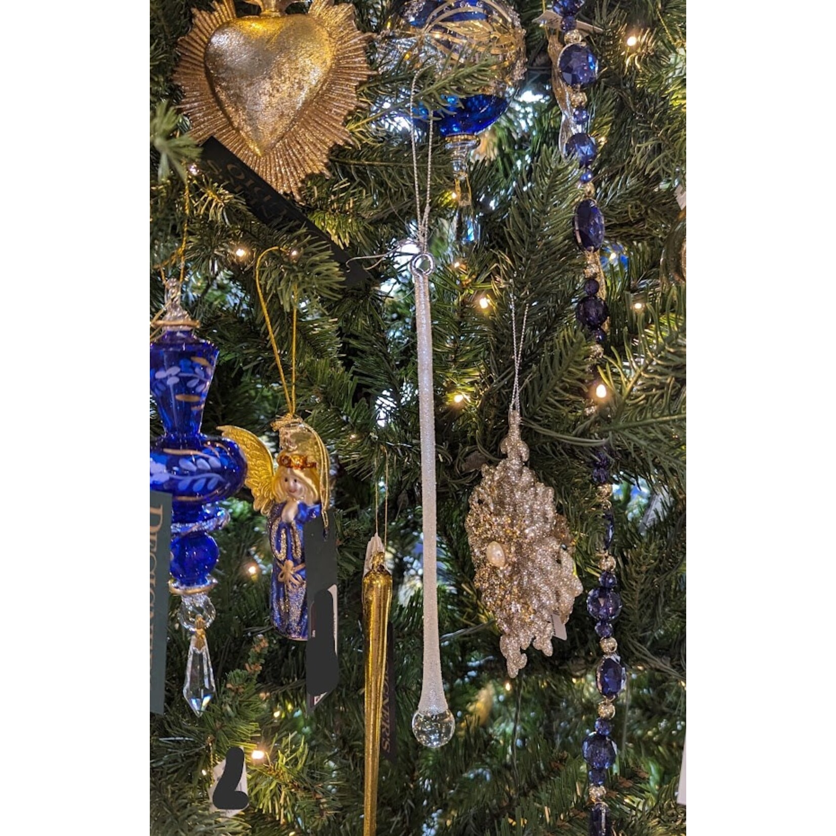 RAZ Imports Blue Jewel Beaded Garland 5'