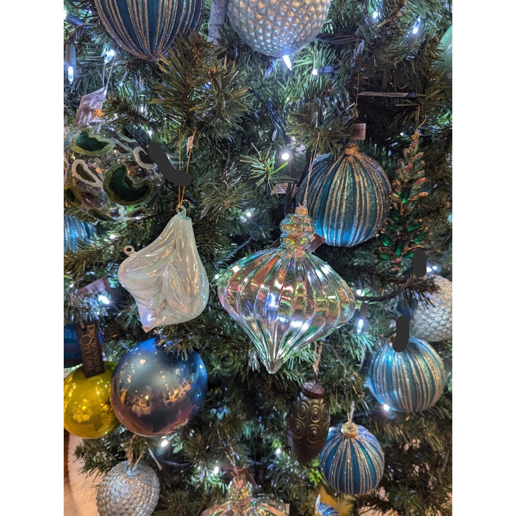 Katherine's Collection Journey Pearlized Light Green Glass Ball Ornament