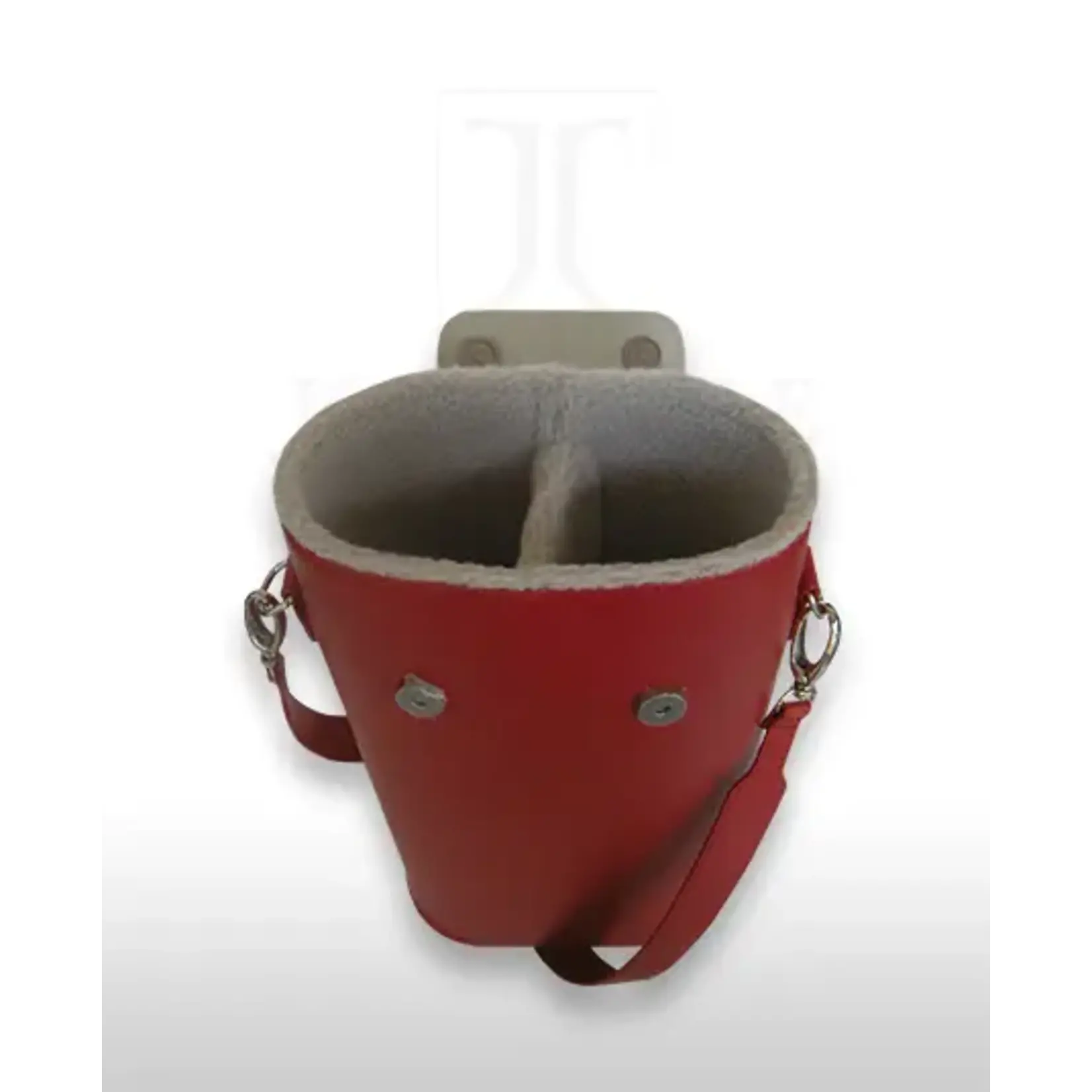 John Cole Caramel Crinkled Randy Double Wine Carrier