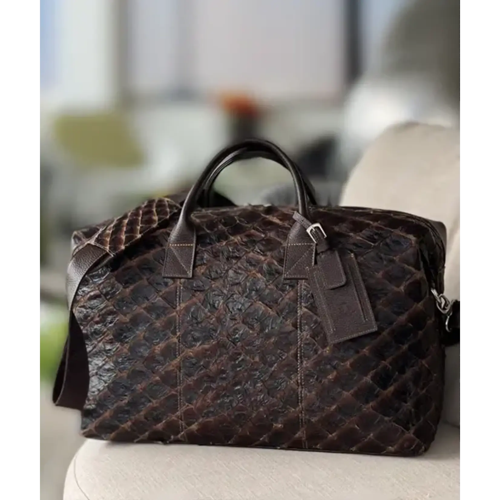 John Cole Edward Brown Paiche Duffel Bag