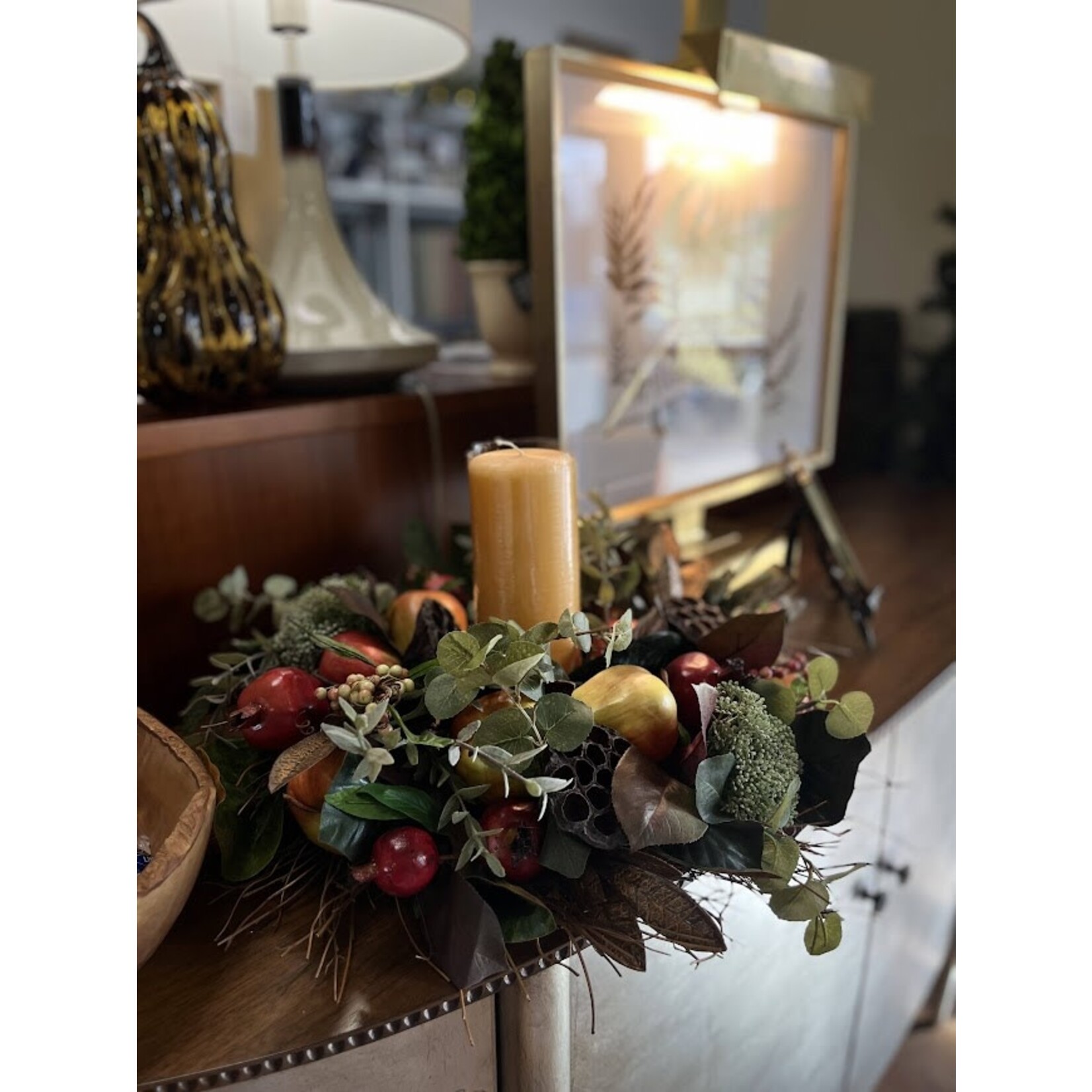 The Ivy Guild Fall Harvest Wreath 20"