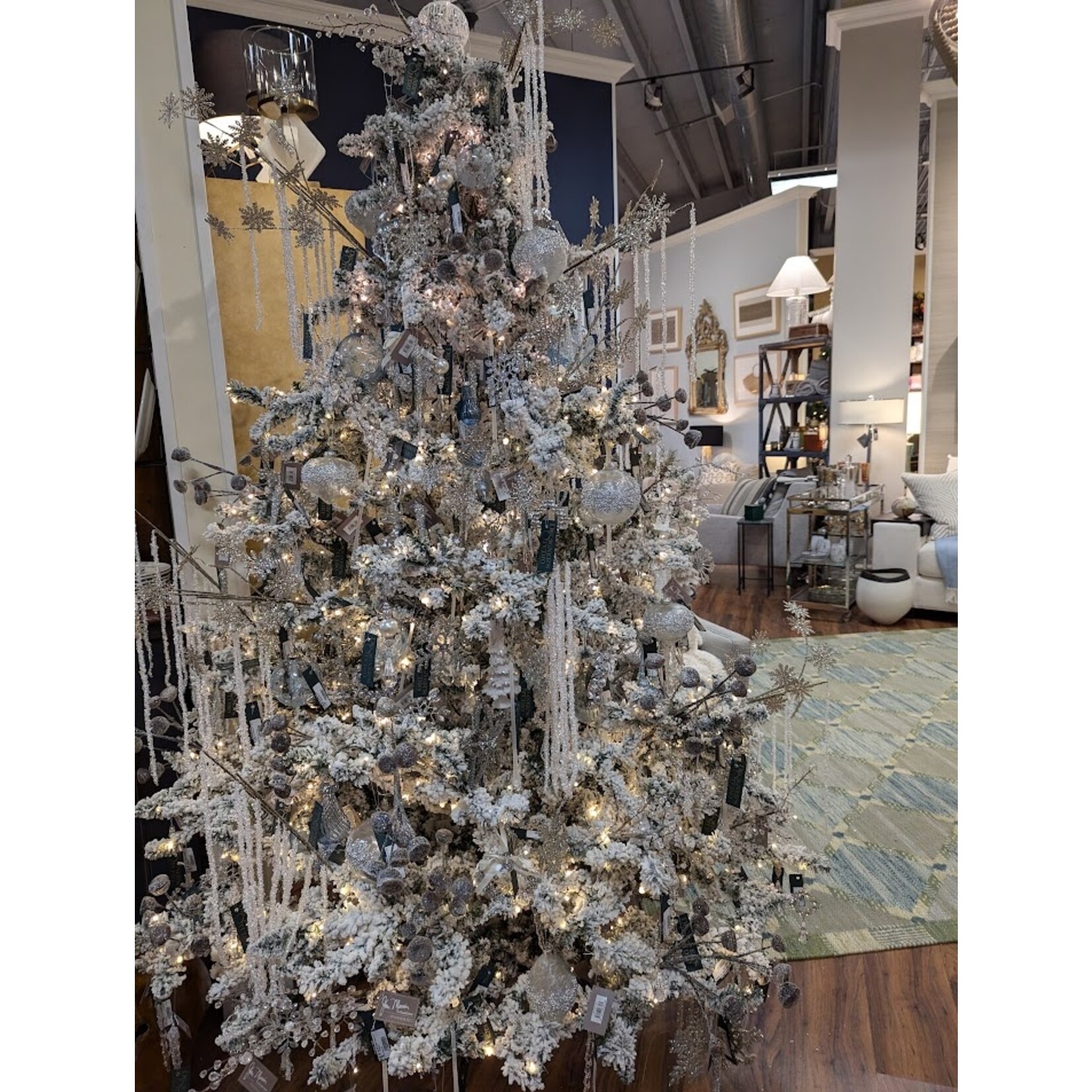 Chehoma Beaded Ornament with Mirror 4"