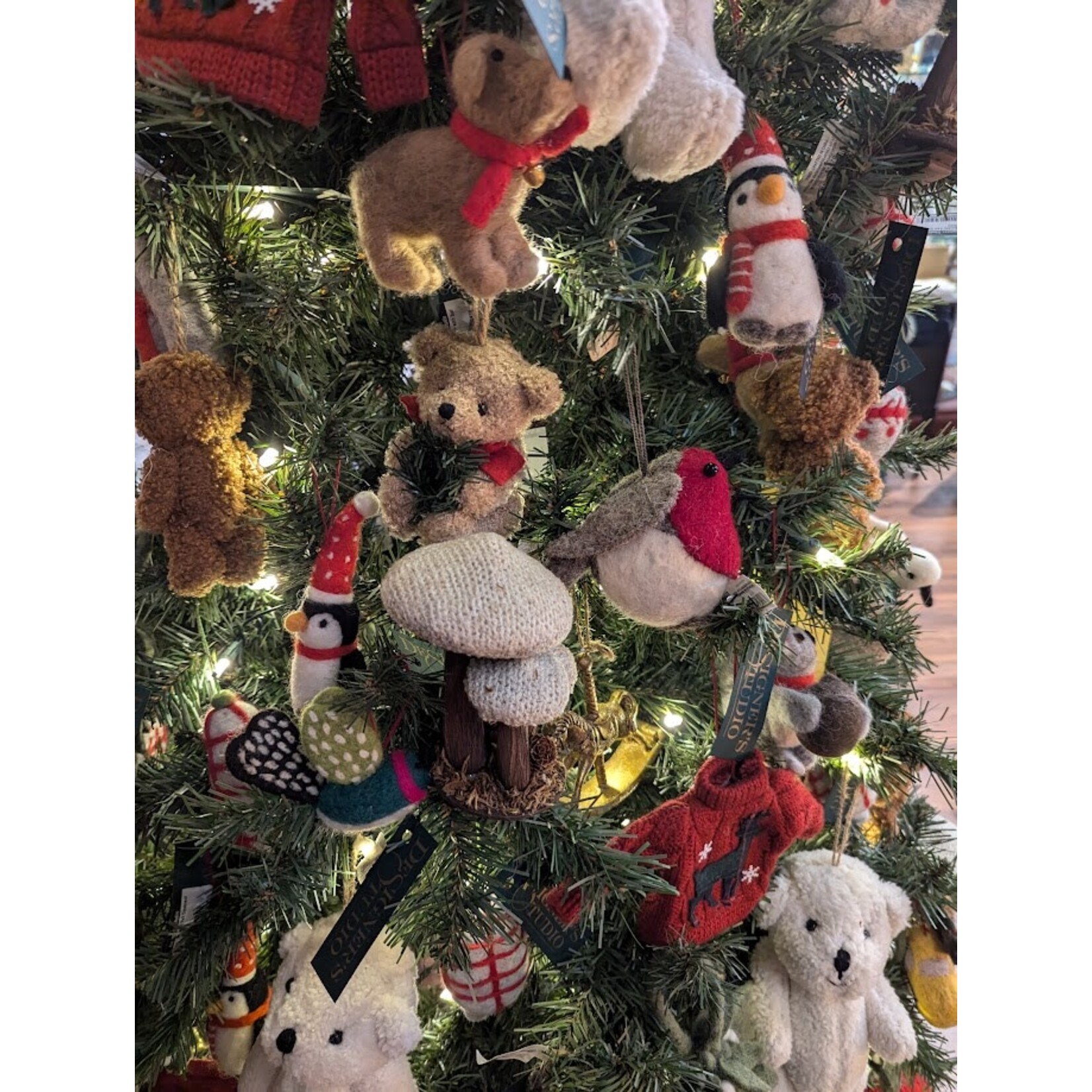 Shishi LLC Brown Teddy Bear Ornament