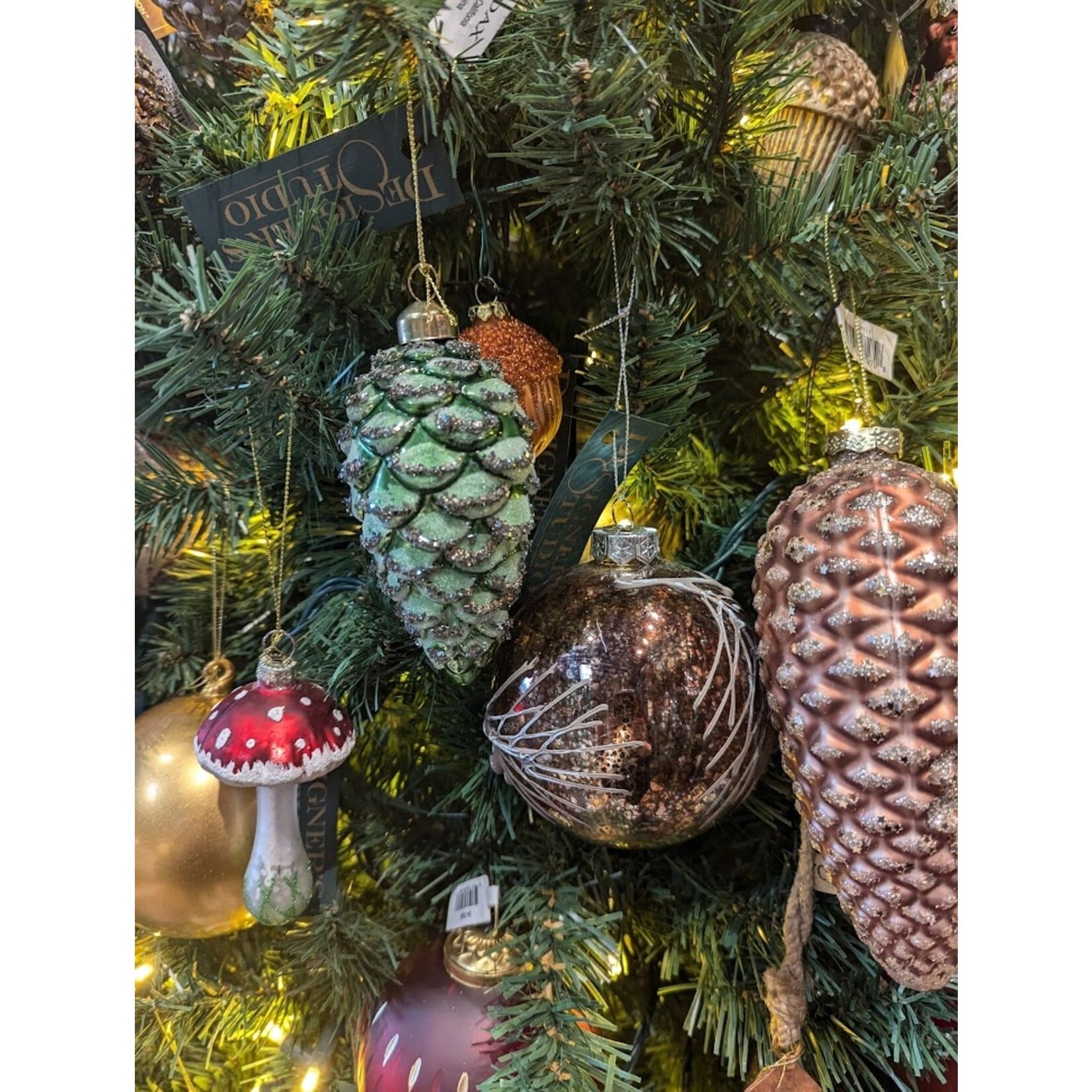 RAZ Imports Red Cap Mushroom Ornament