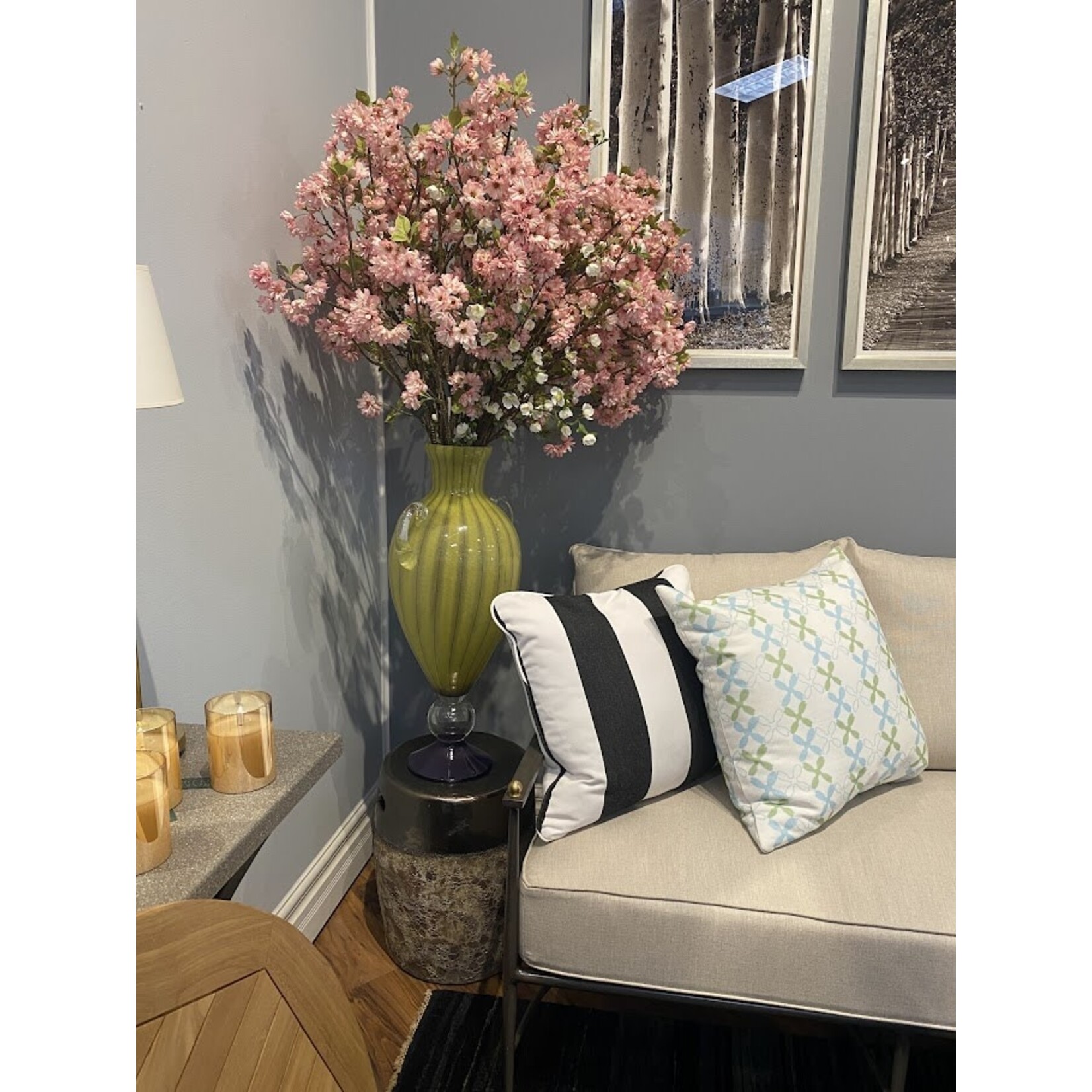 Napa Home and Garden Cherry Blossom 50" Faux Branch Pink