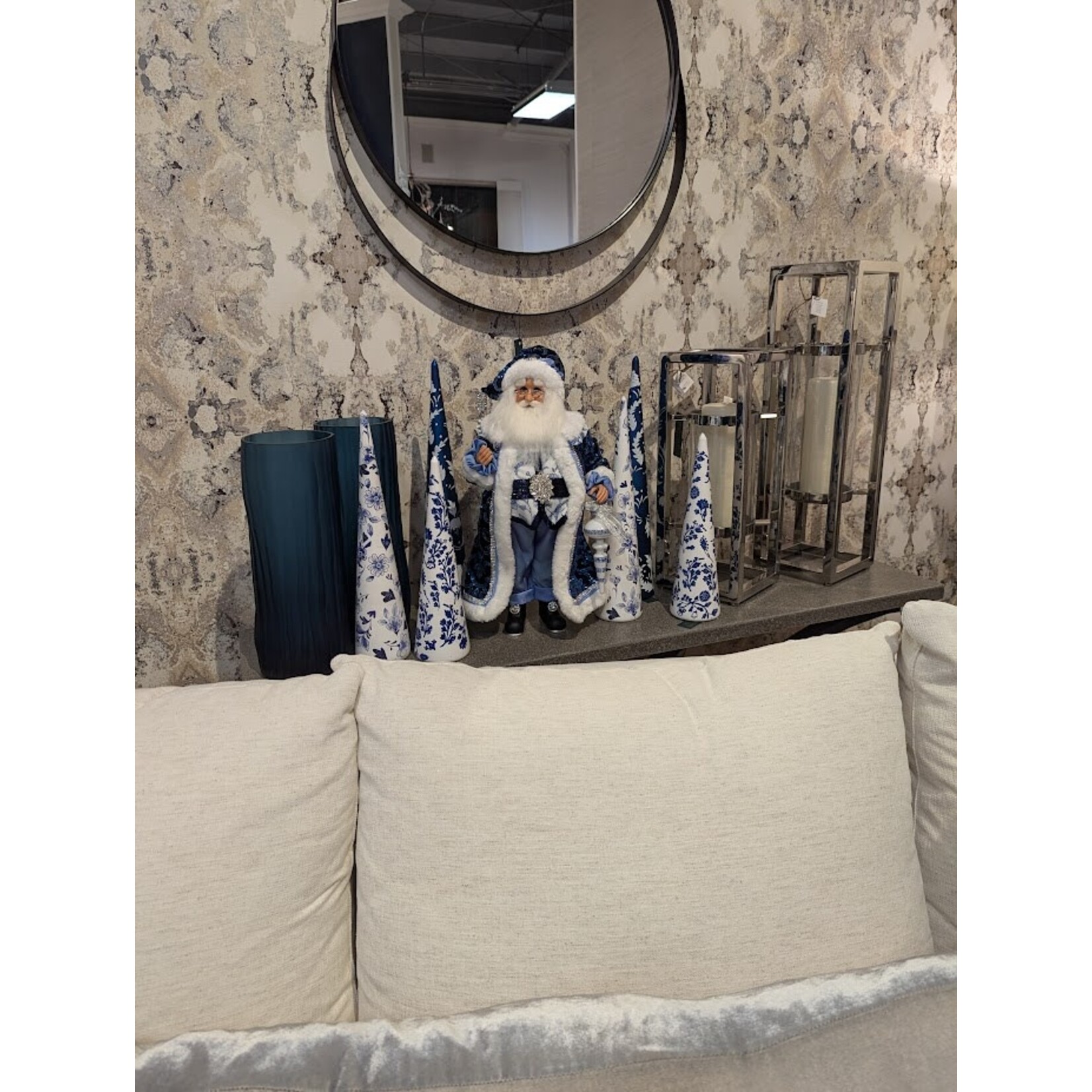 RAZ Imports Blue & White Botanical Tree