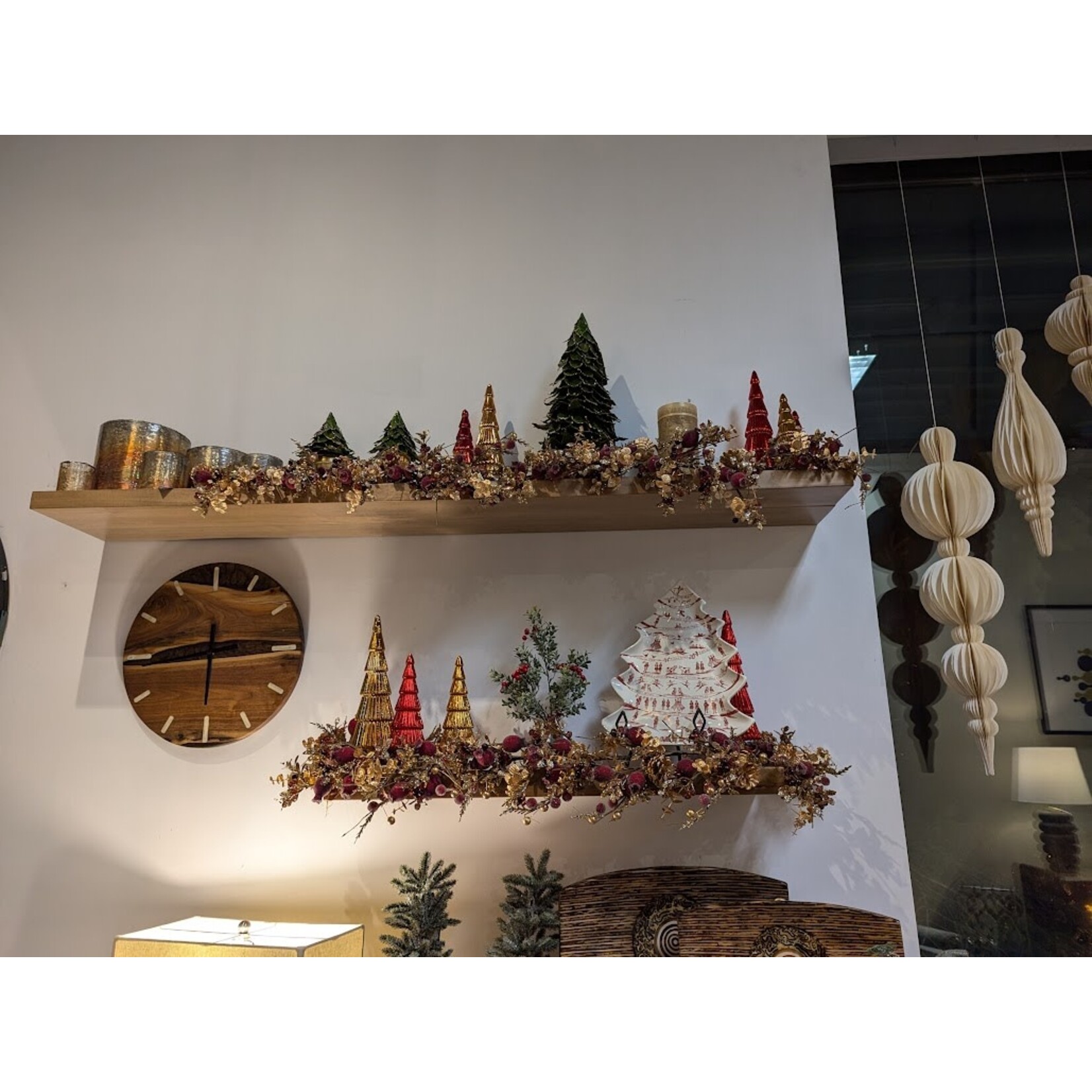 Zodax Tree with Red Holly Berries 14 in