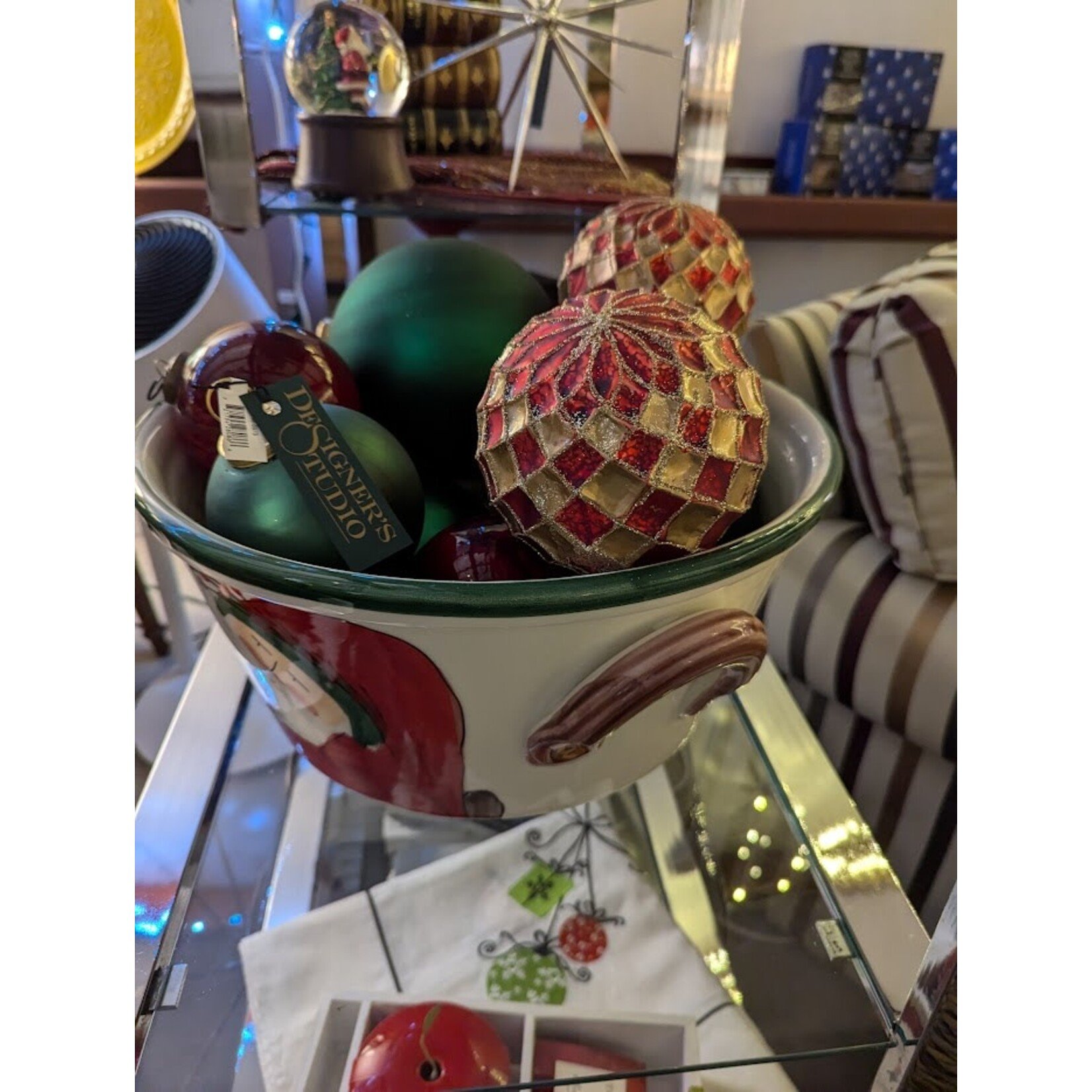 Zodax Rustic Metallic Green Ornament