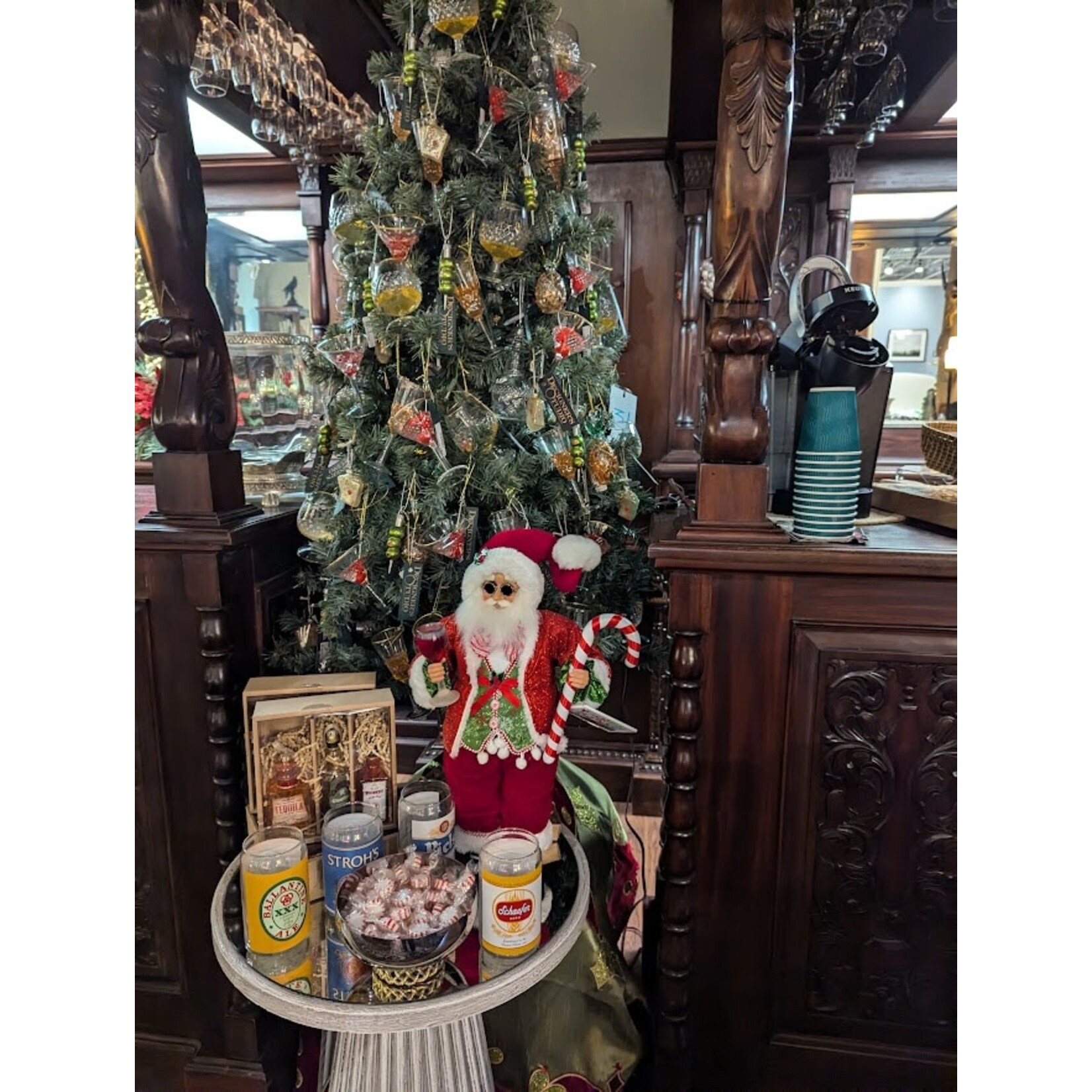 Karen Didion Originals Christmas Cheer Mr. Claus