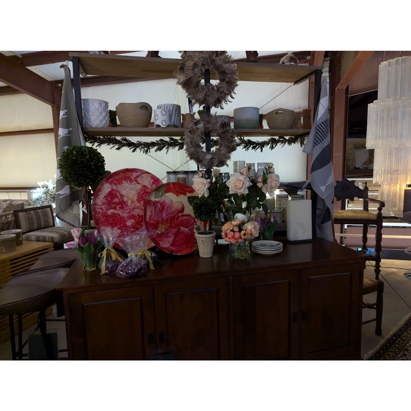 Napa Home and Garden Basket Weave Natural Cachepot - Large 9" x 6.25"