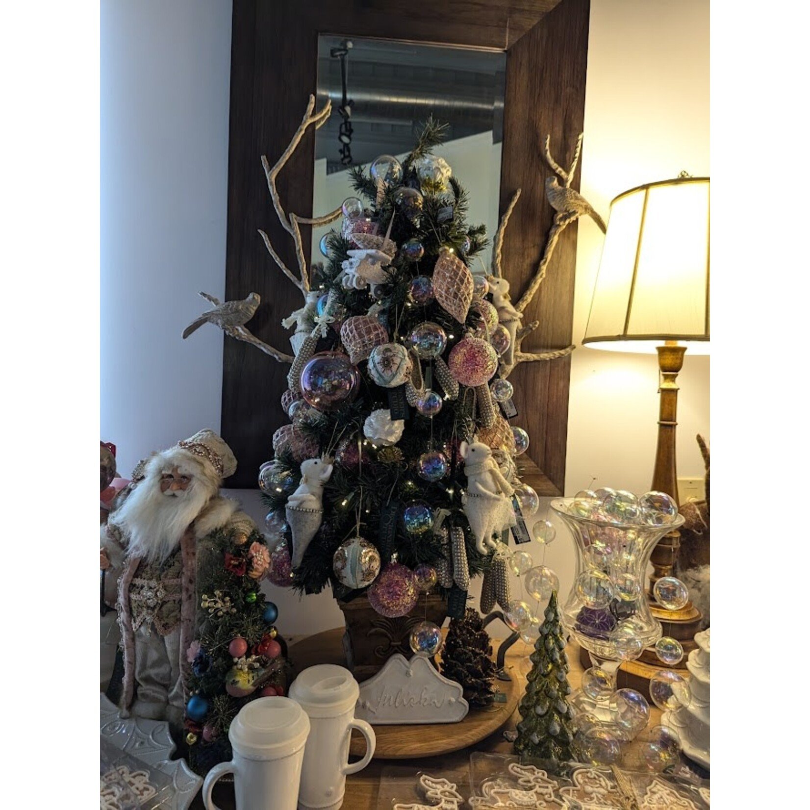Jim Marvin Enterprises Glass Ball Garland 35''