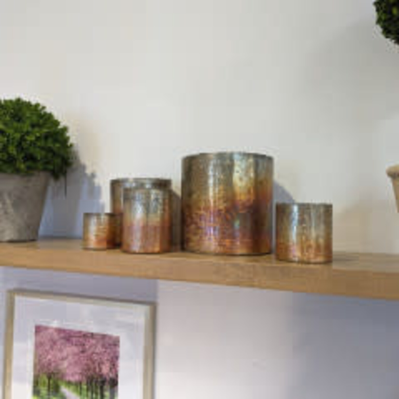 Tozai Candleholder Silver Gold