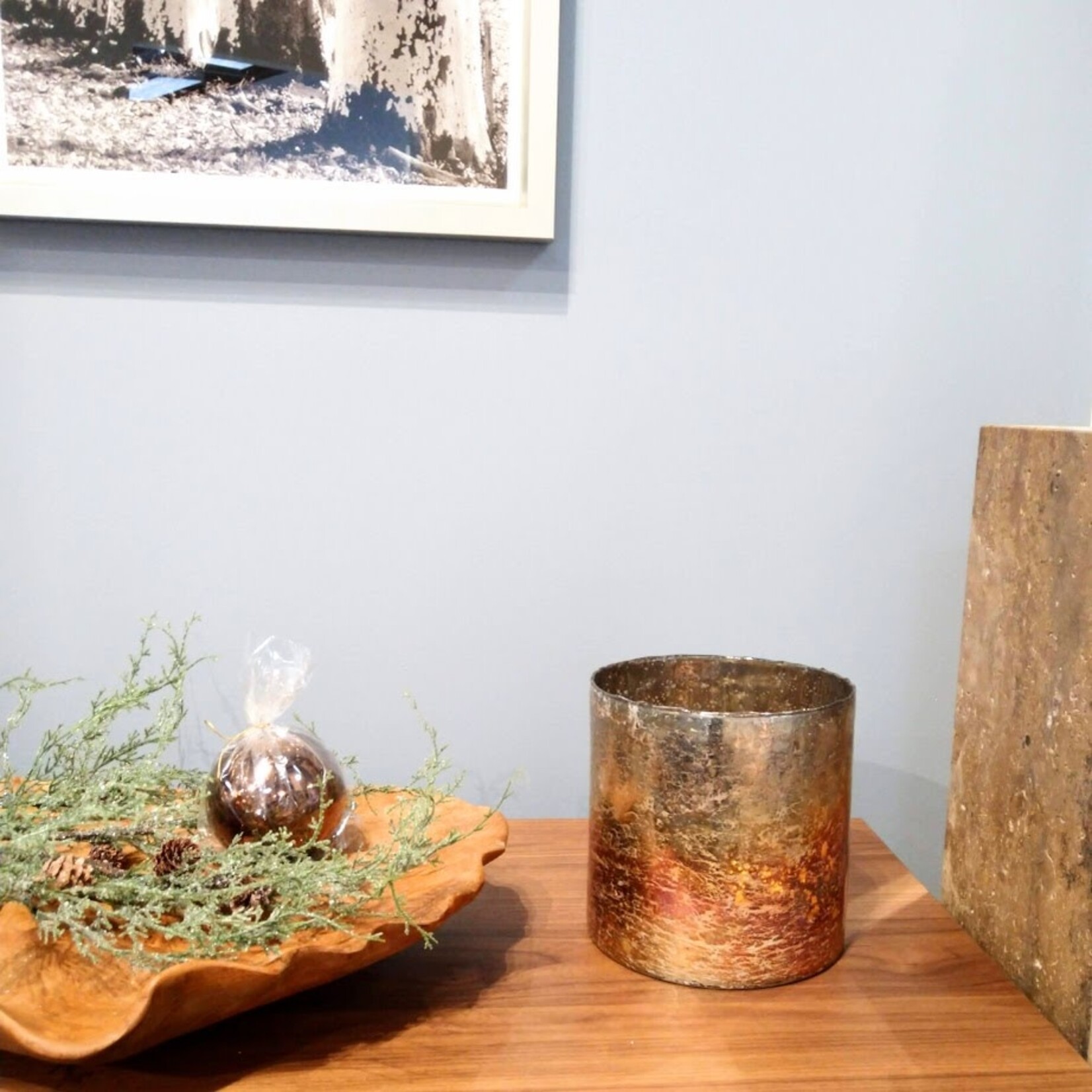 Tozai Candleholder Silver Gold