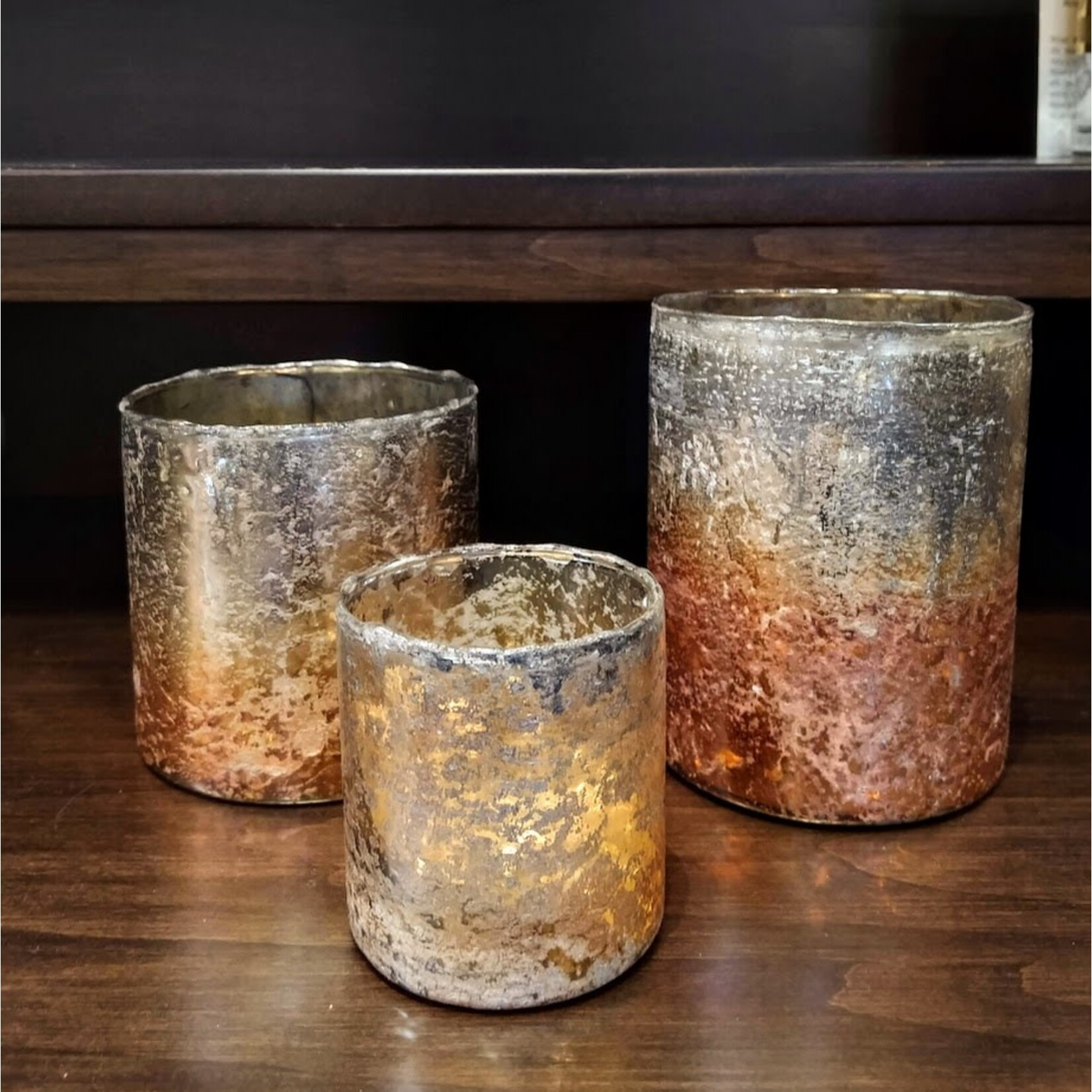 Tozai Candleholder Silver Gold