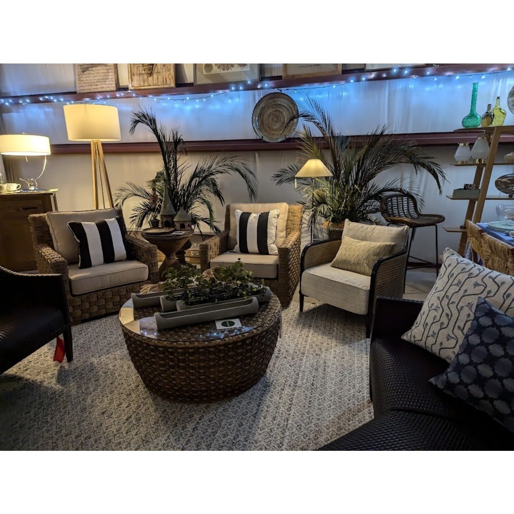 Summer Classics Largo Woven Rattan Resin Outdoor Coffee Table