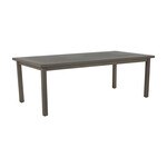 Summer Classics Club Aluminum Rectangular Dining Table Oyster