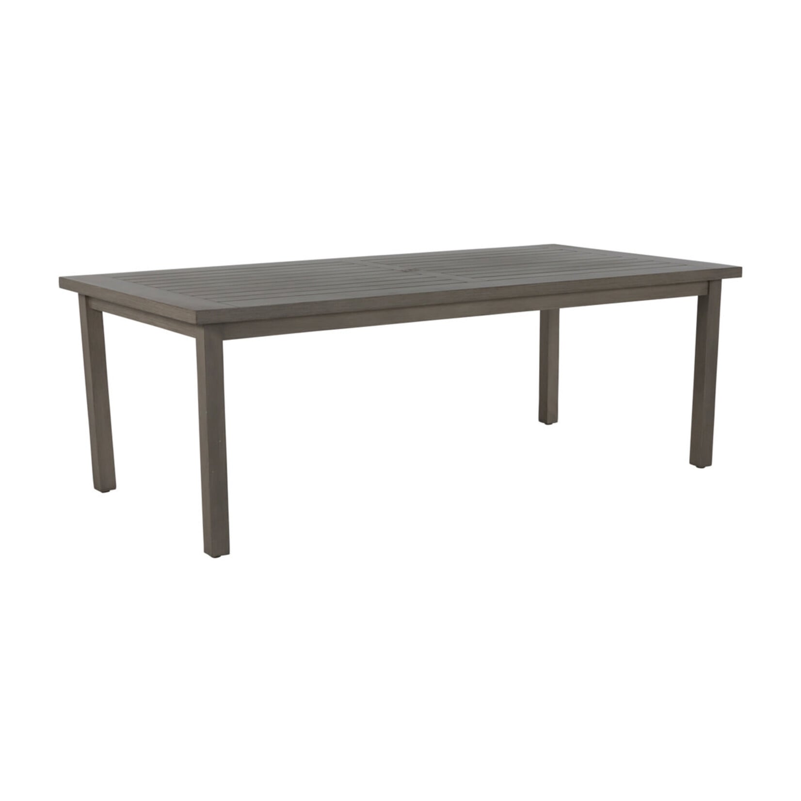 Summer Classics Club Aluminum Oyster Rectangular Outdoor Dining Table