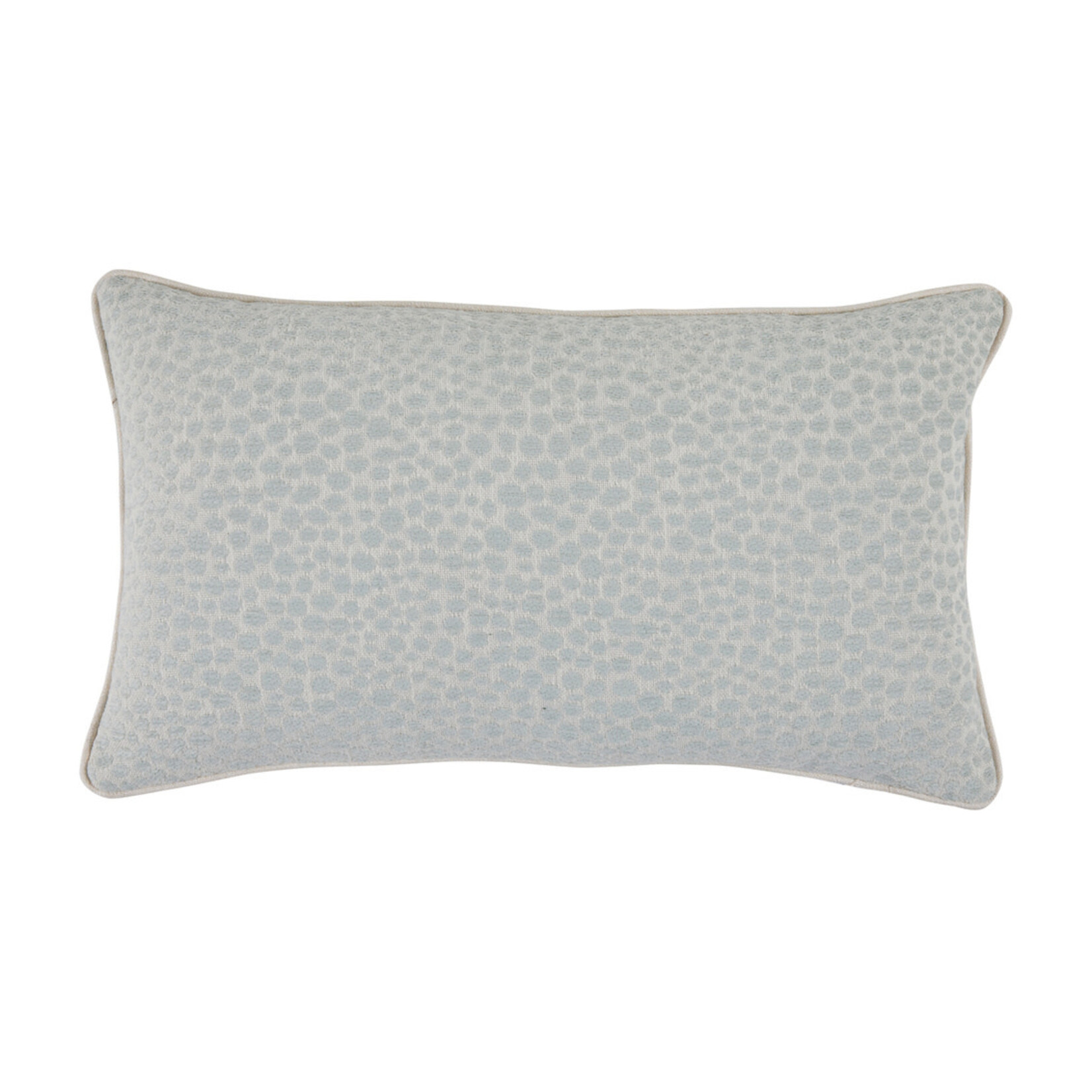Summer Classics Cheetah Print Blue Gray Mist Outdoor Throw Pillow 14"x24"