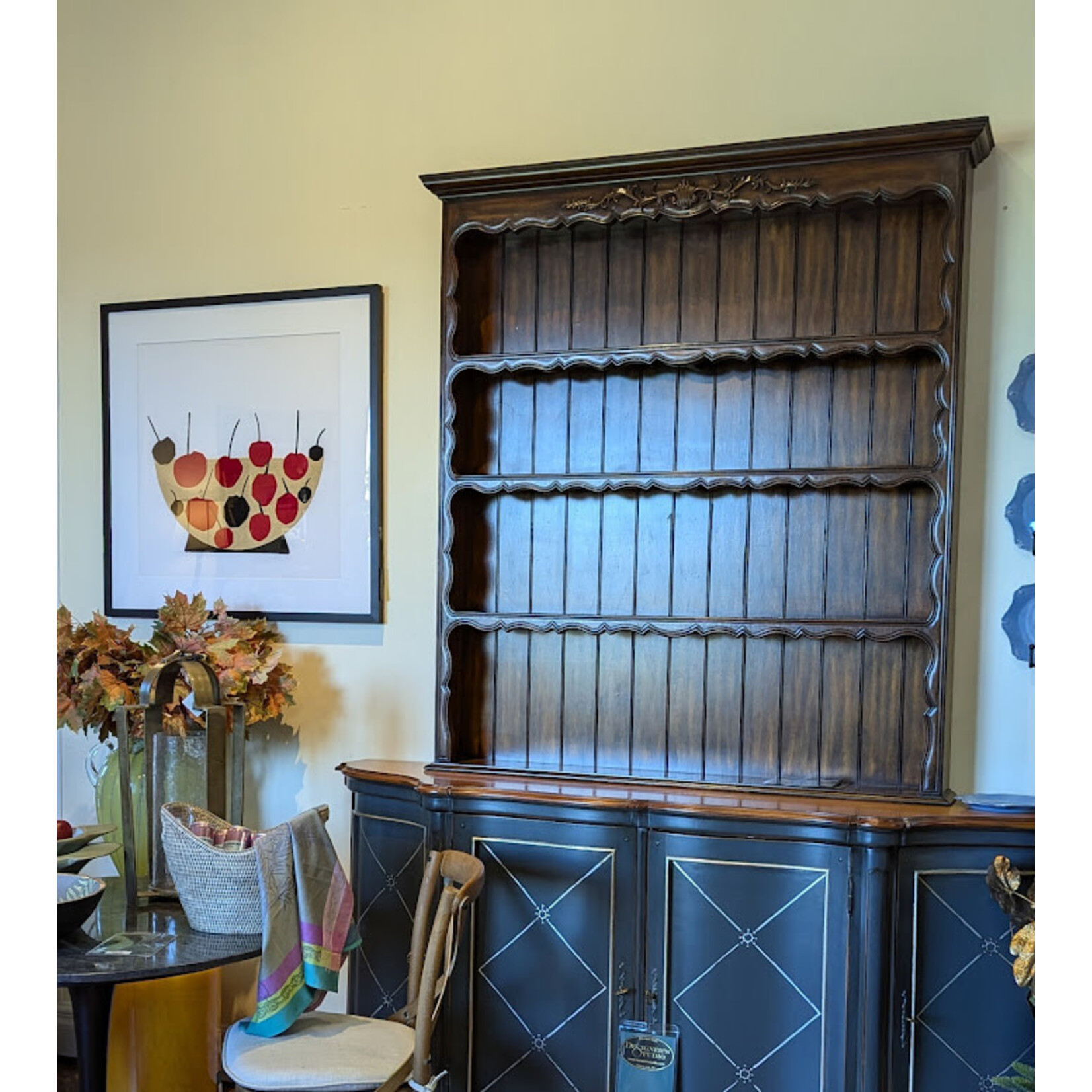 Loloi Inc Cherri Hand Knotted Artwork in Black Frame