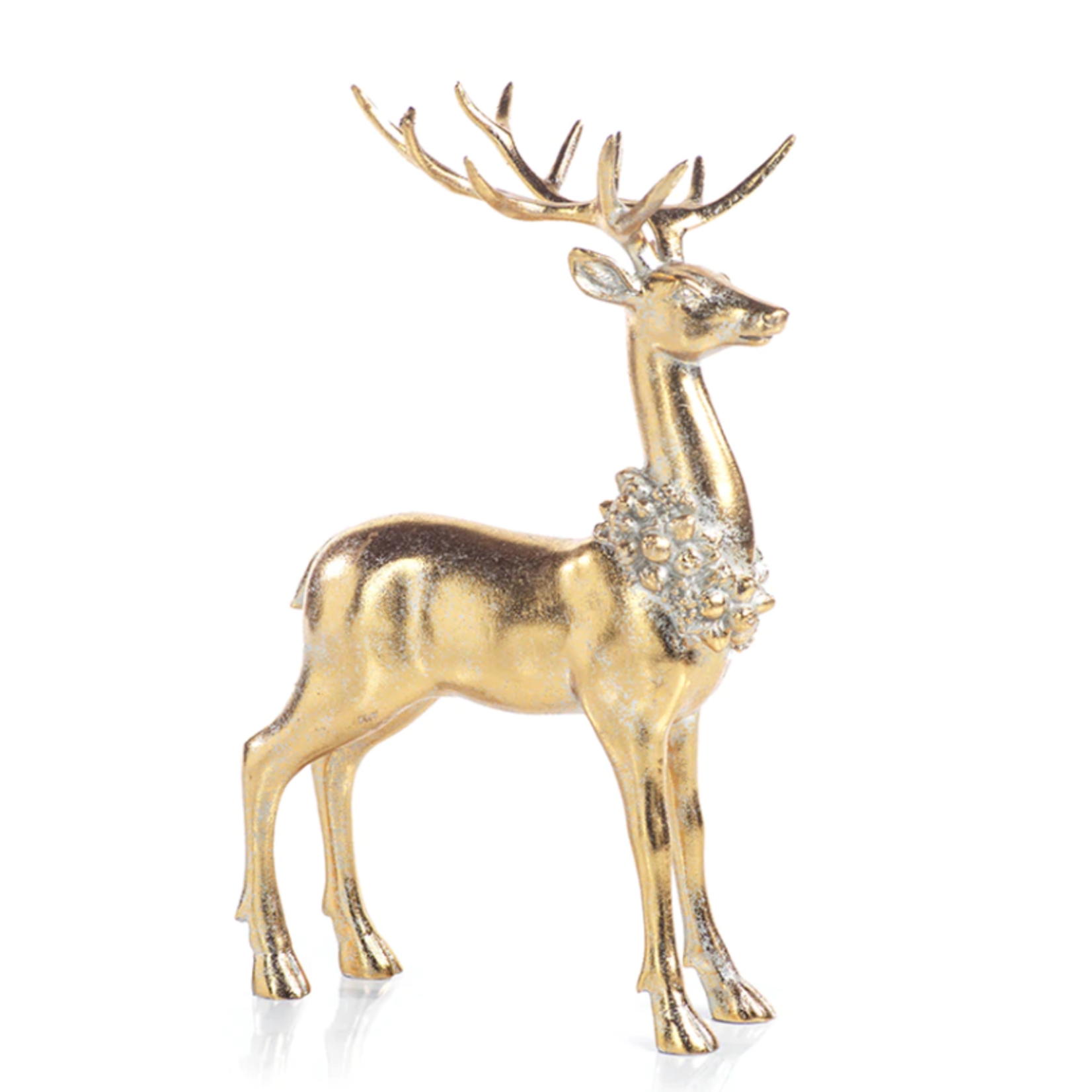 Zodax Large Deer with Ornamental Wreath