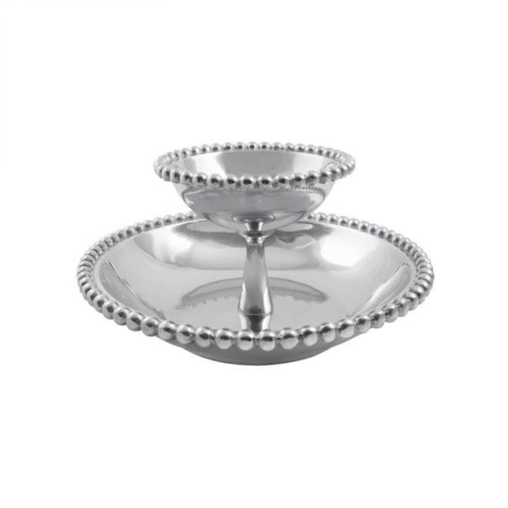 Mariposa Pearled Tiered Chip & Dip