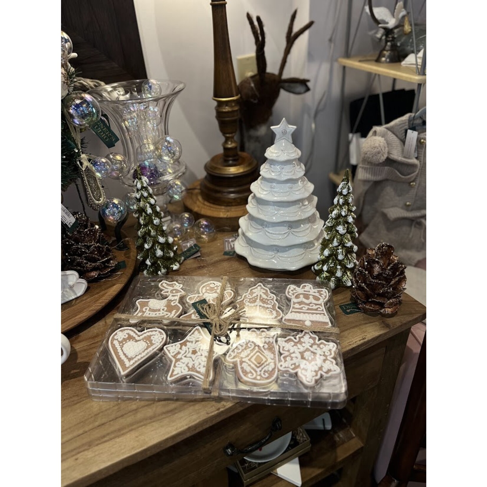 RAZ Imports Gingerbread Ornaments  Box Set 4.75"