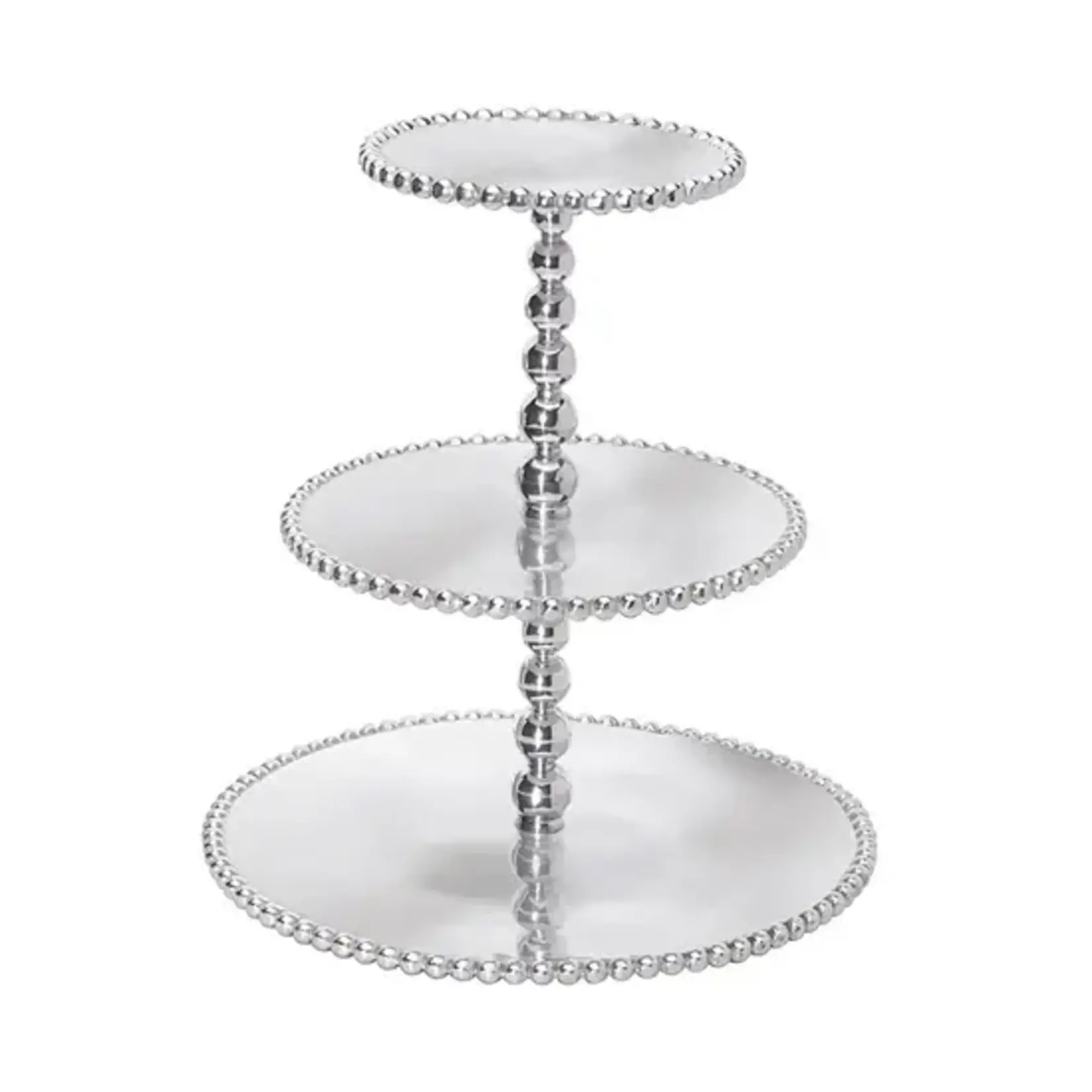 Mariposa Pearled Three Tier Server