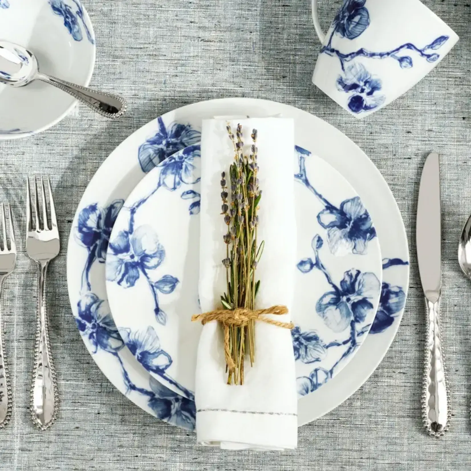 Michael Aram Blue Orchid Dinnerware 4 Piece Place Setting