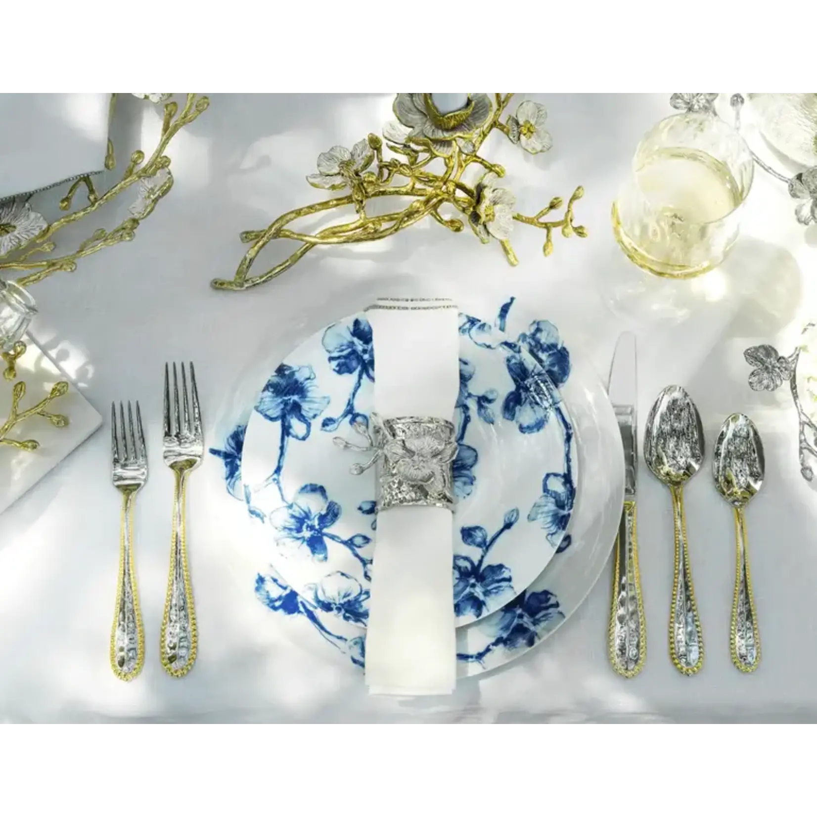 Michael Aram Blue Orchid Dinnerware 4 Piece Place Setting