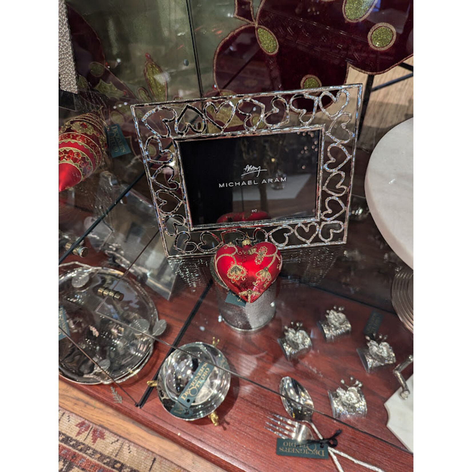 Heart Photo Frame 5x7 Silver - Designer's Studio