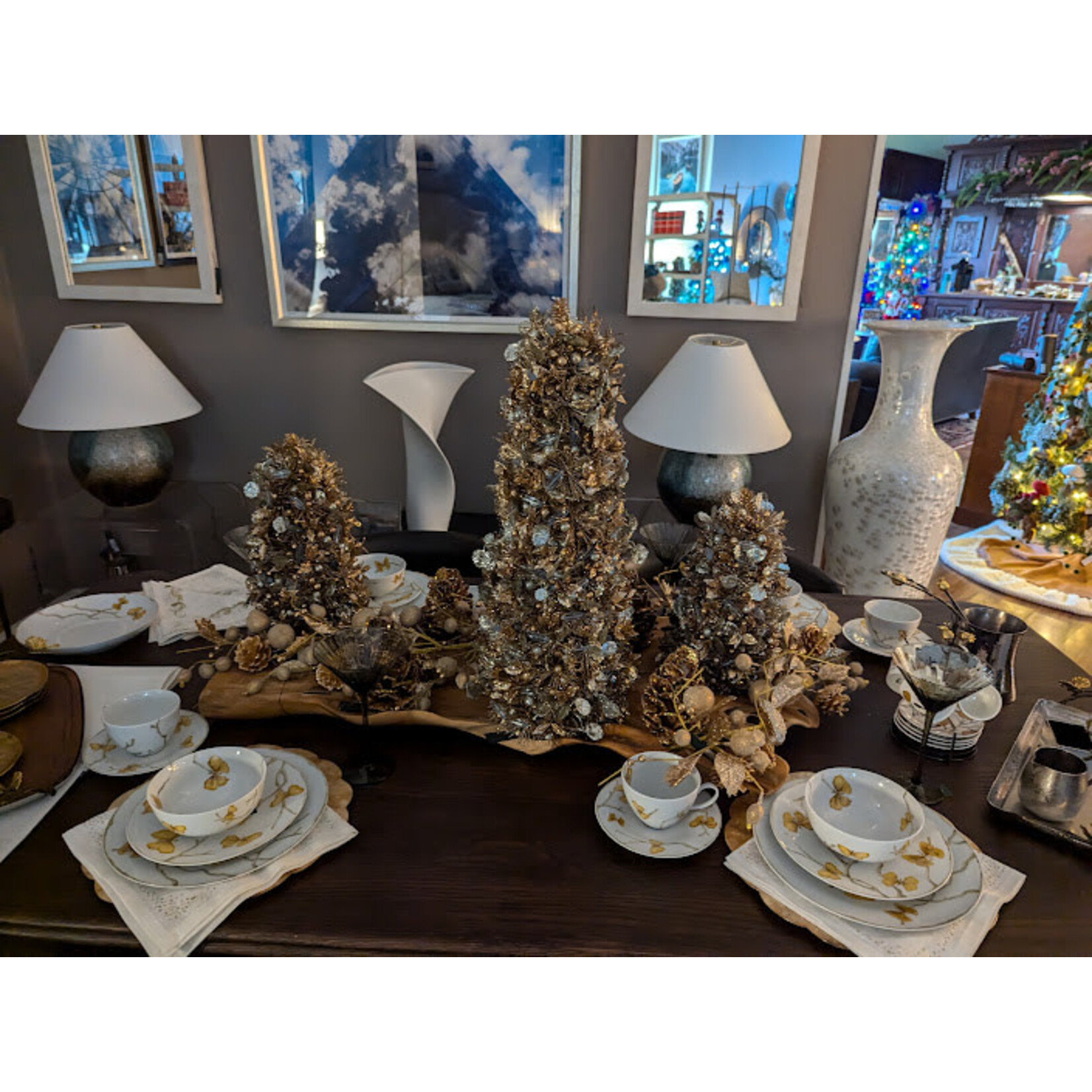 Salzburg Creations Inc Deco Shimmer Tree 24"