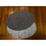 Chilewich Dark Walnut Oval Basketweave Placemat
