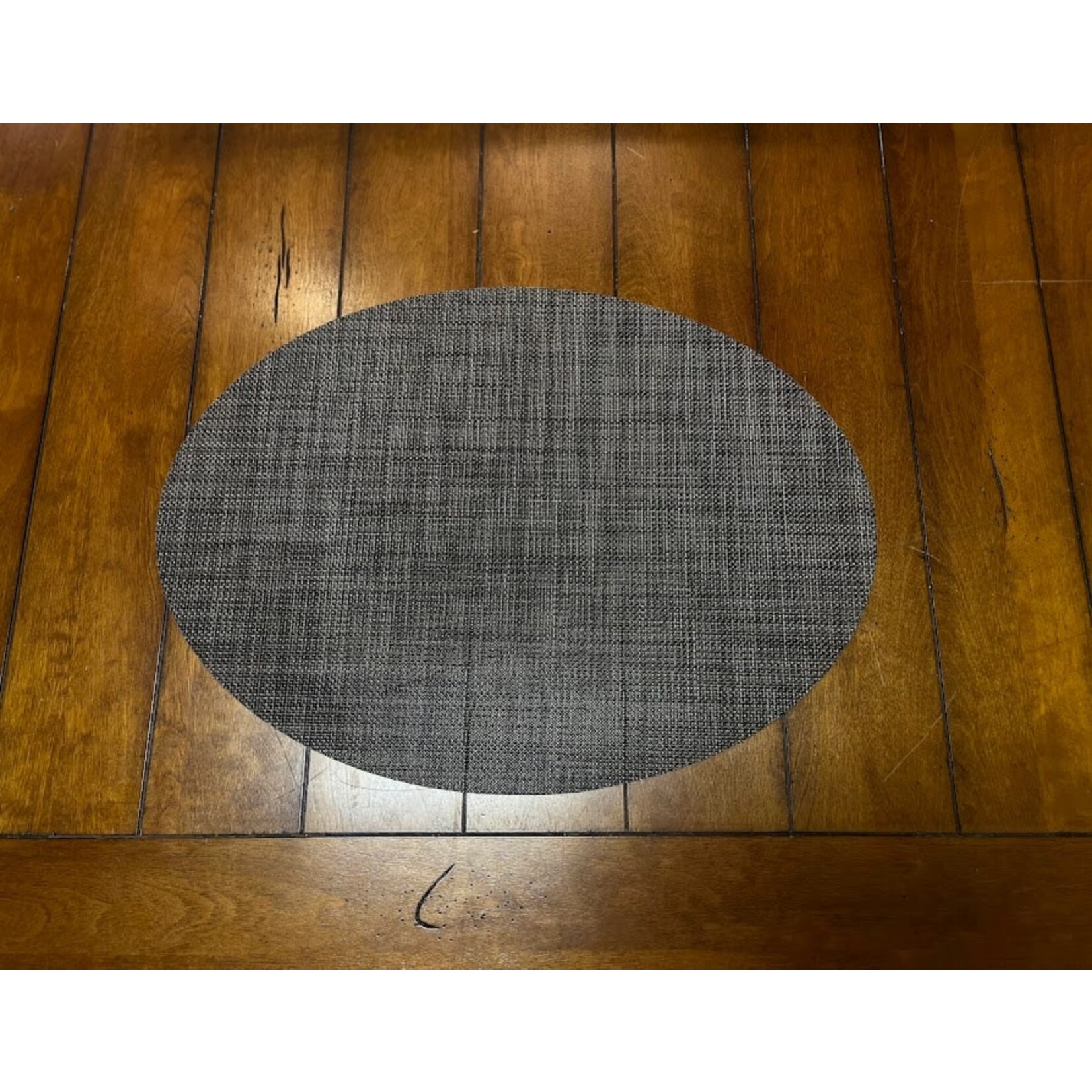 Chilewich Dark Walnut Oval Basketweave Placemat